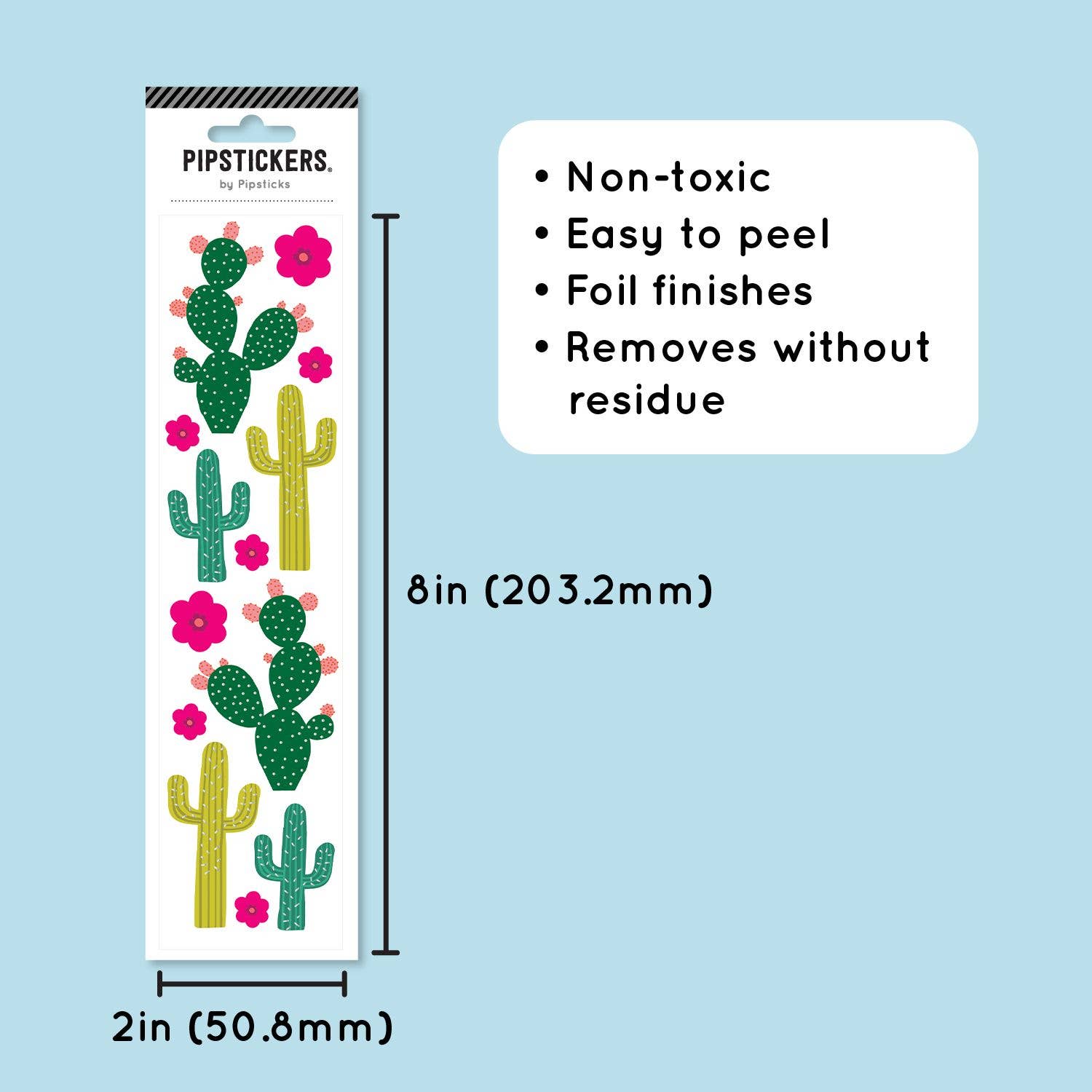 Prickly Petals Stickers - bubblegum market