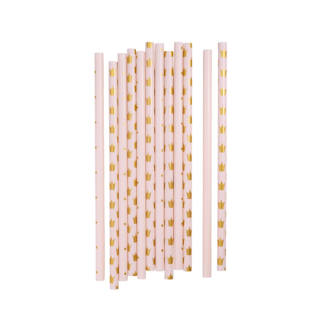 Princess Crown Reusable Straws - bubblegum market