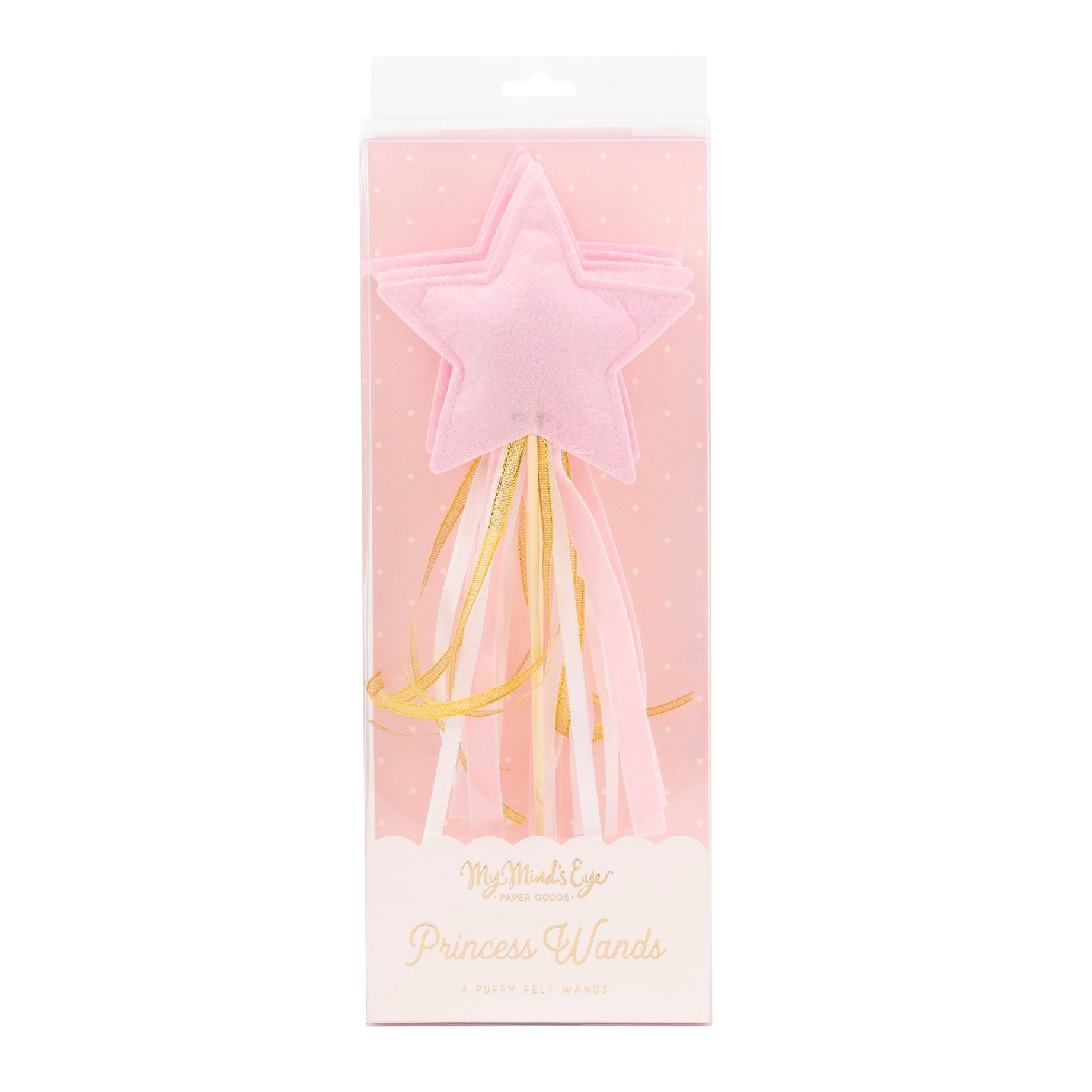 Princess Puffy Felt Wands (4pc) - bubblegum market