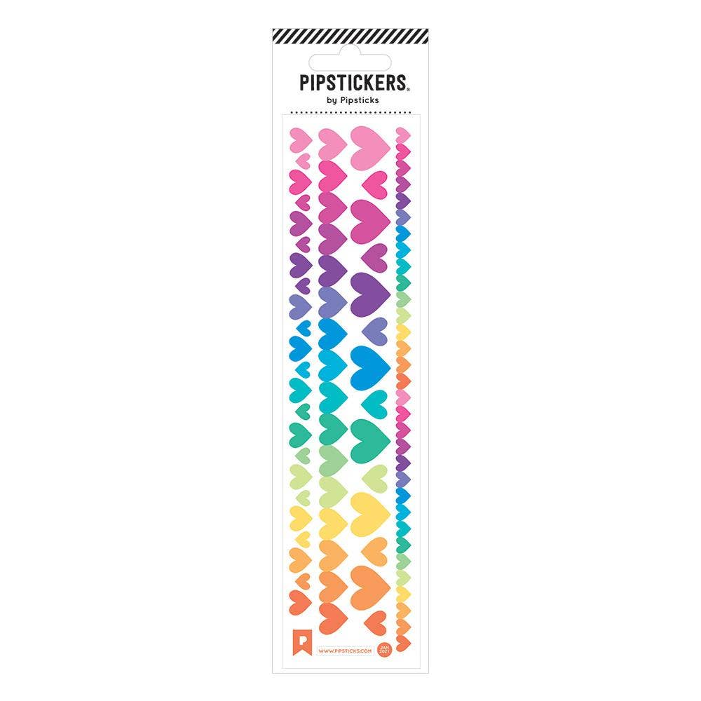 Prismatic Hearts Stickers - bubblegum market