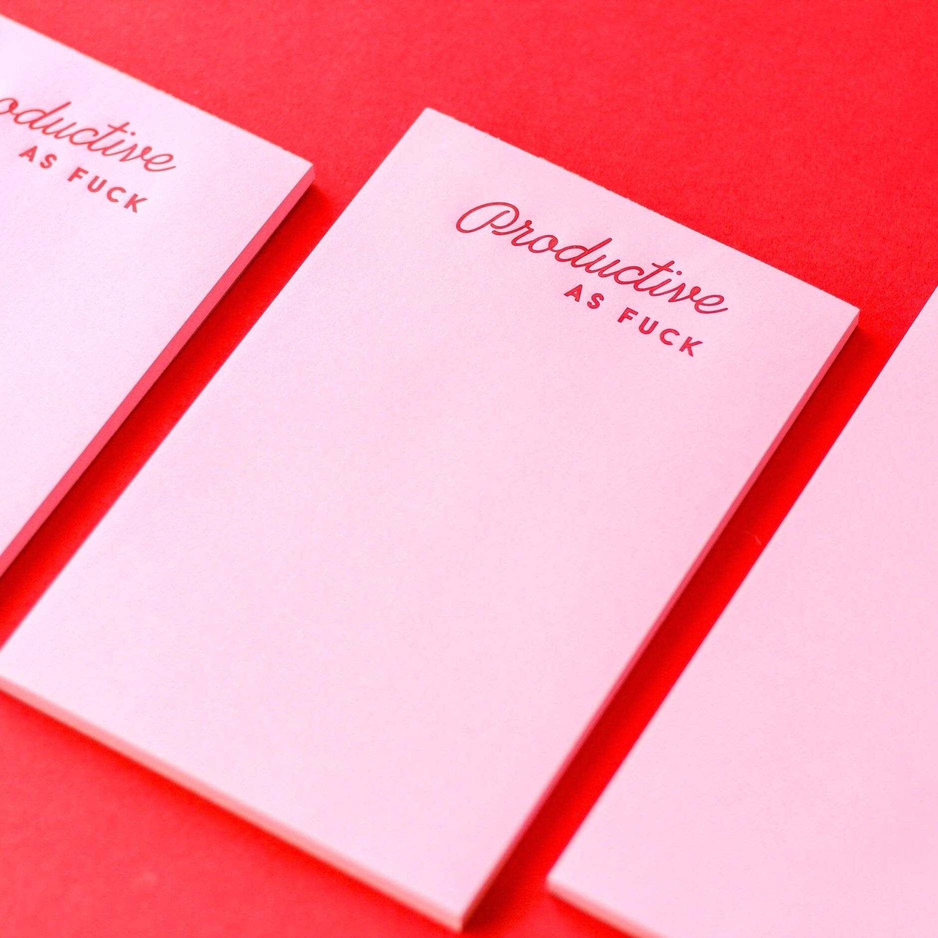 Productive AF Notepad - bubblegum market
