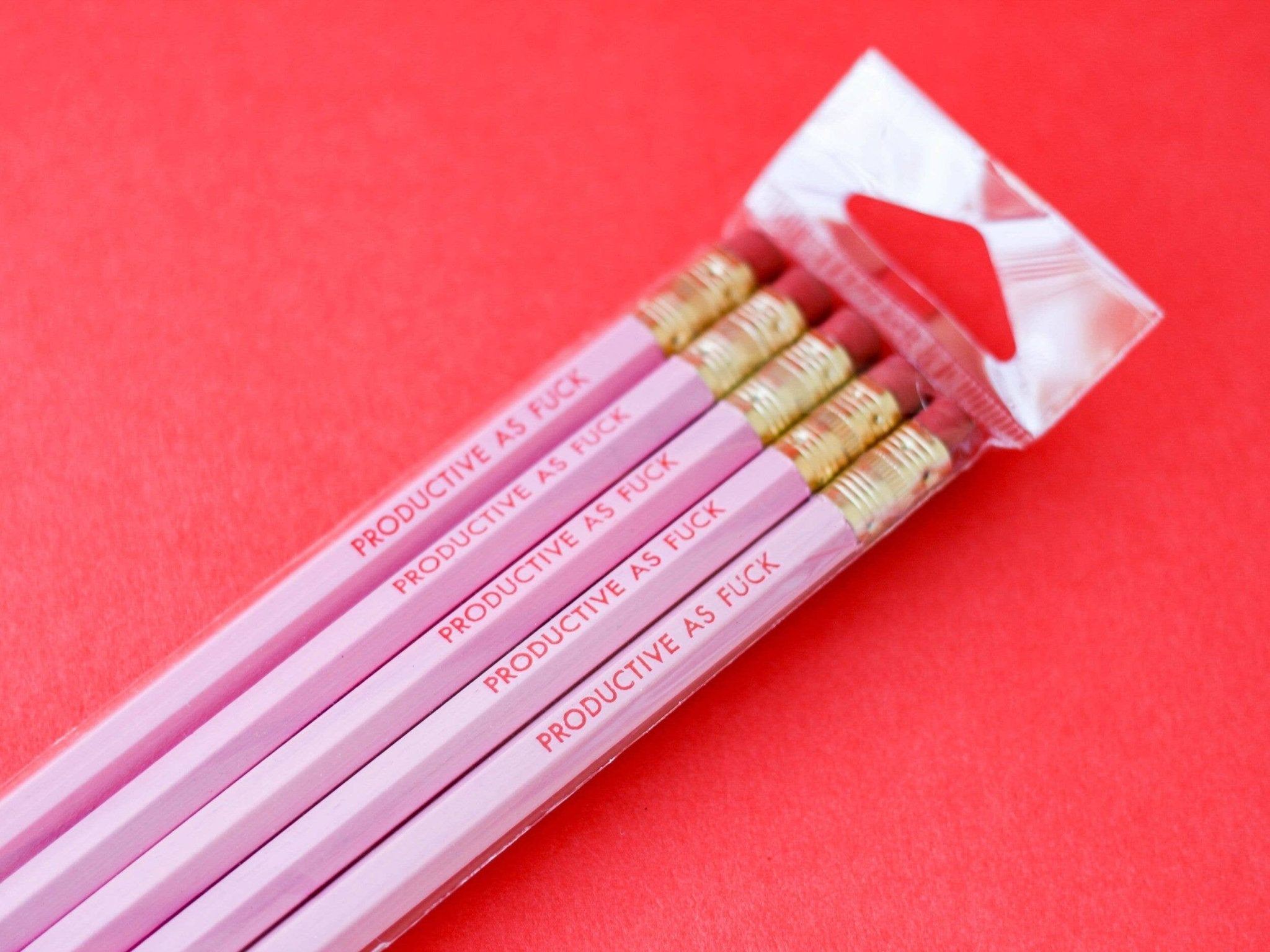 Productive AF Pencil - bubblegum market