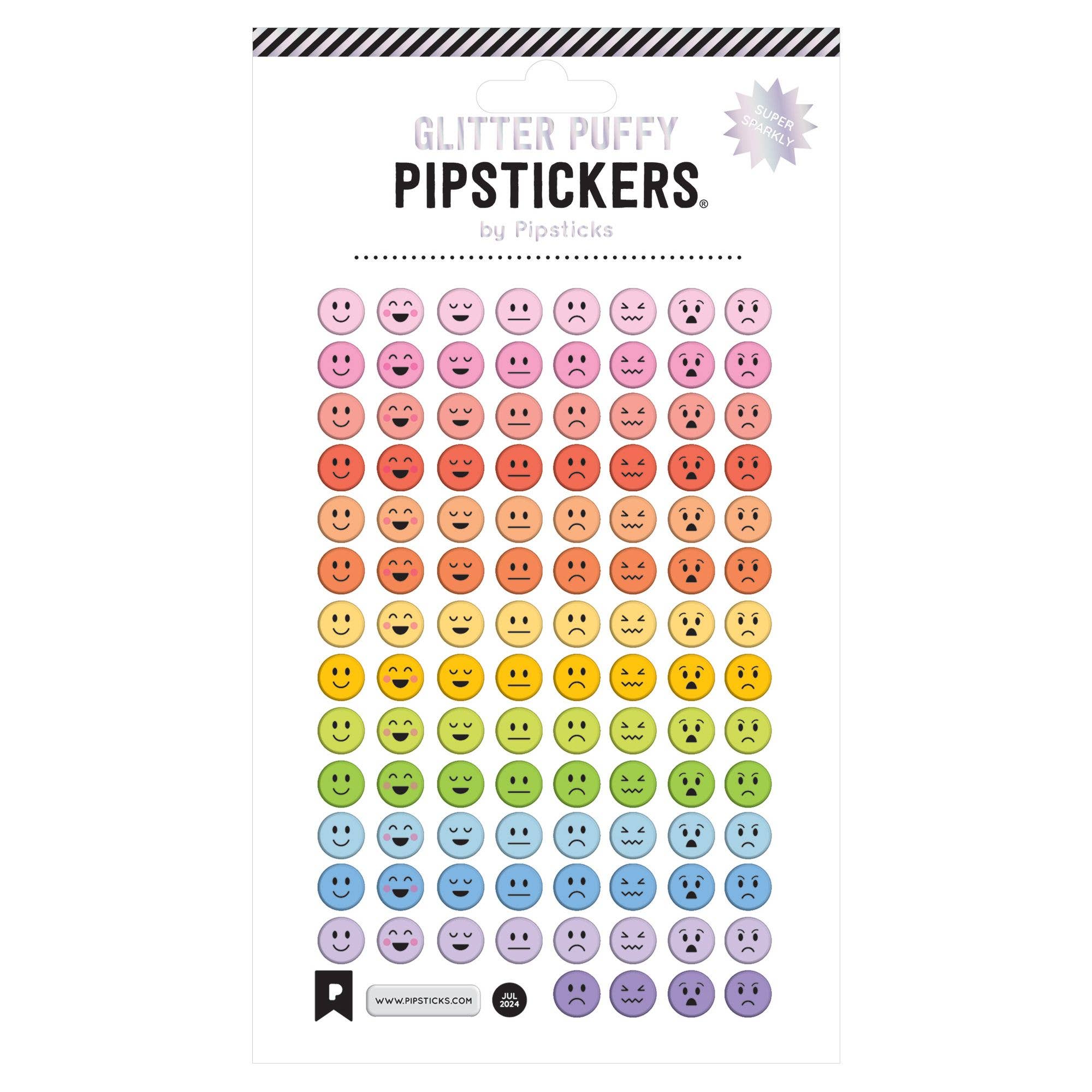 Puffy Emoji Rainbow Stickers - bubblegum market