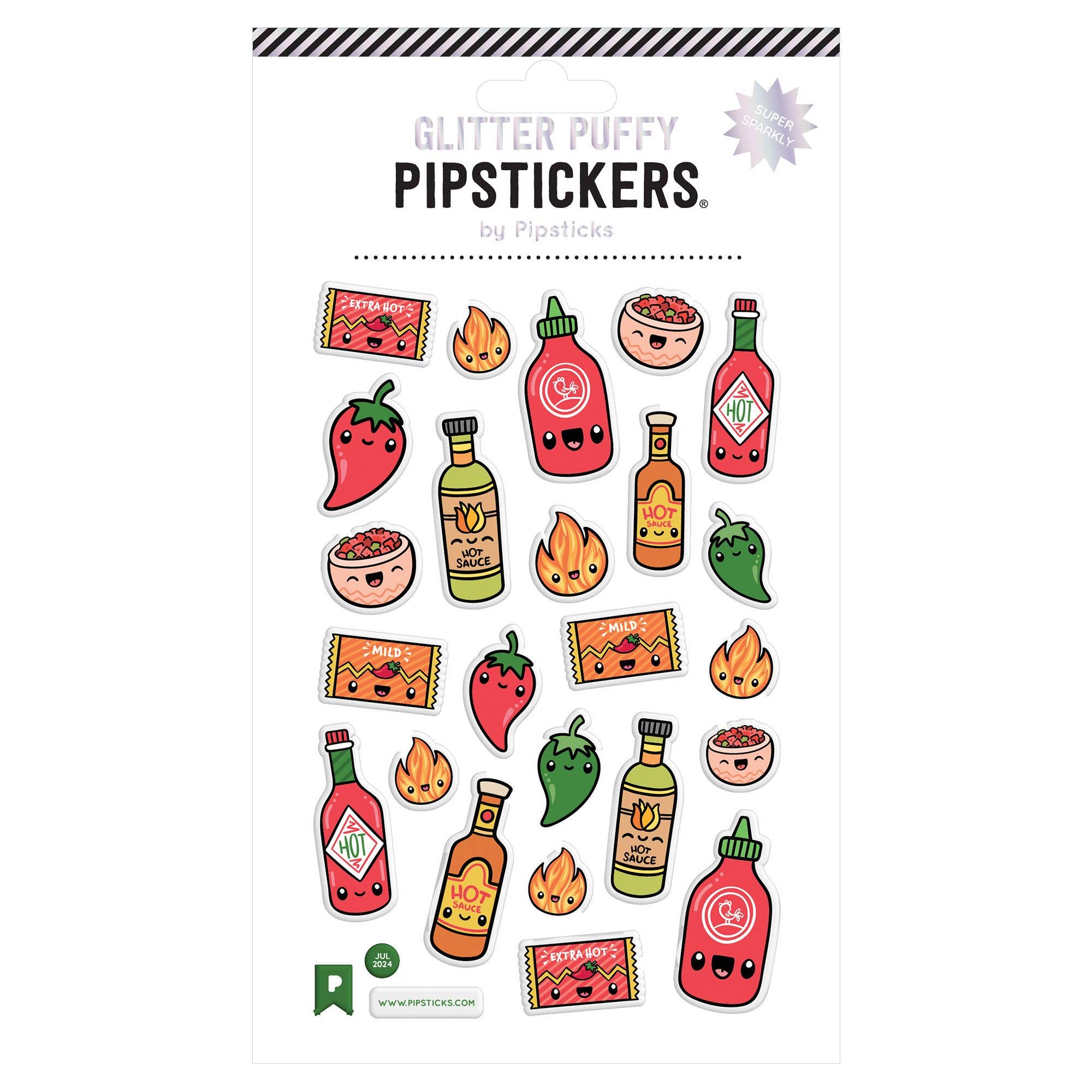 Puffy Saucy & Sassy Stickers - bubblegum market