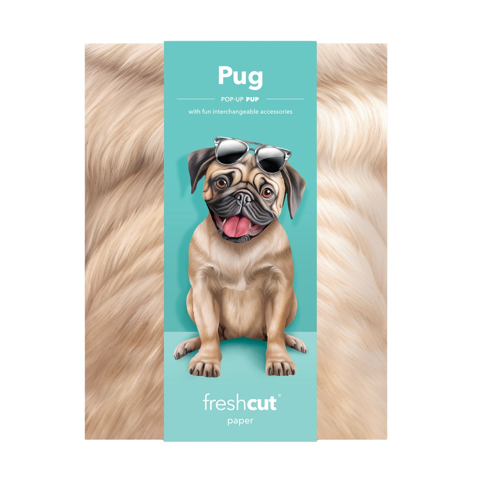 Pug Pop - Up Pet Card - bubblegum market