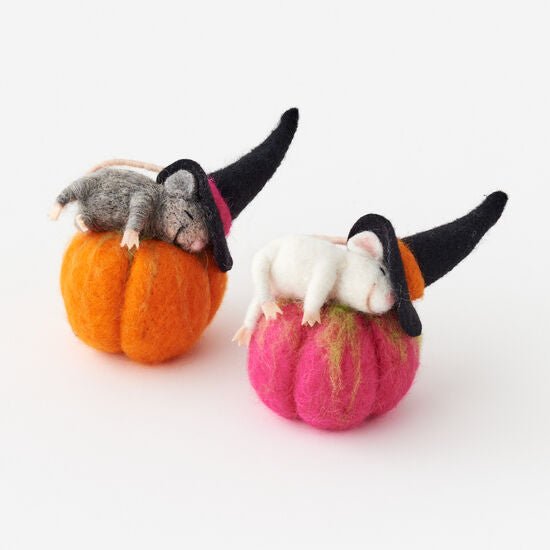 Pumpkin Mouse Decoration 4" - bubblegum market