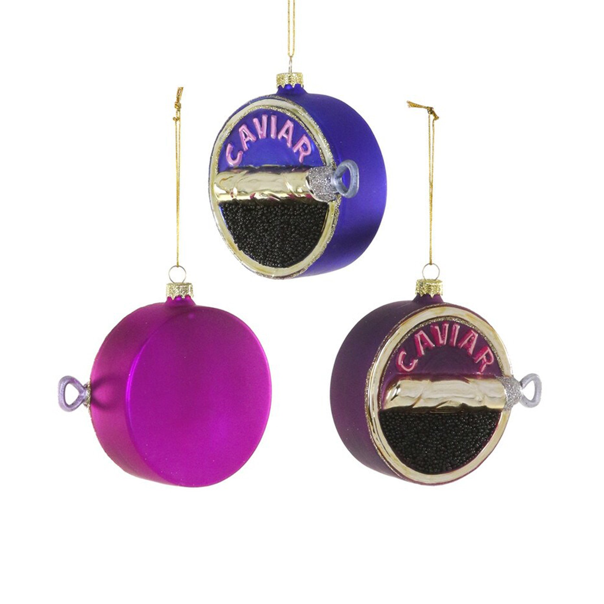 Purple Caviar Ornament 3.75" - bubblegum market