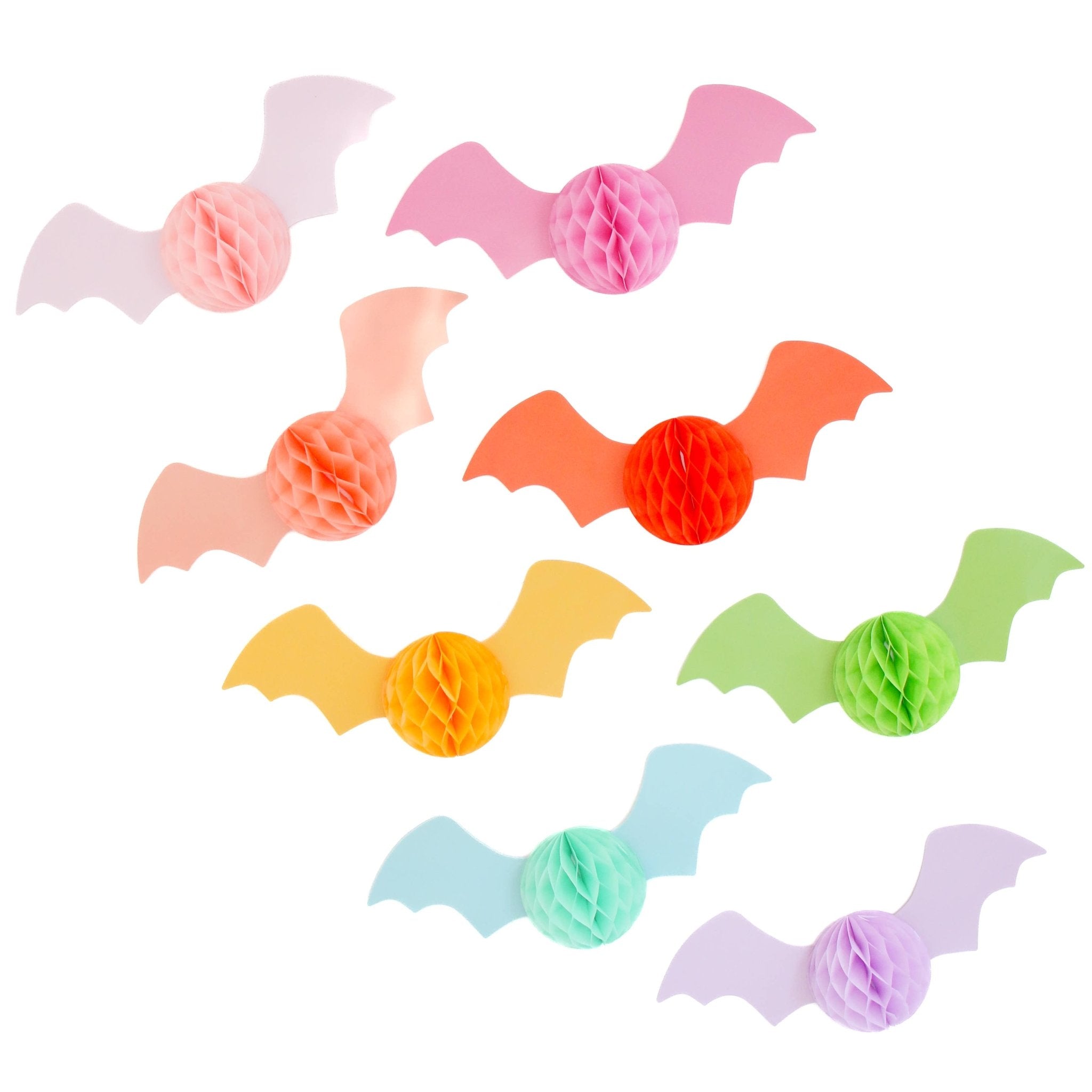 Rainbow Honeycomb Bats - bubblegum market