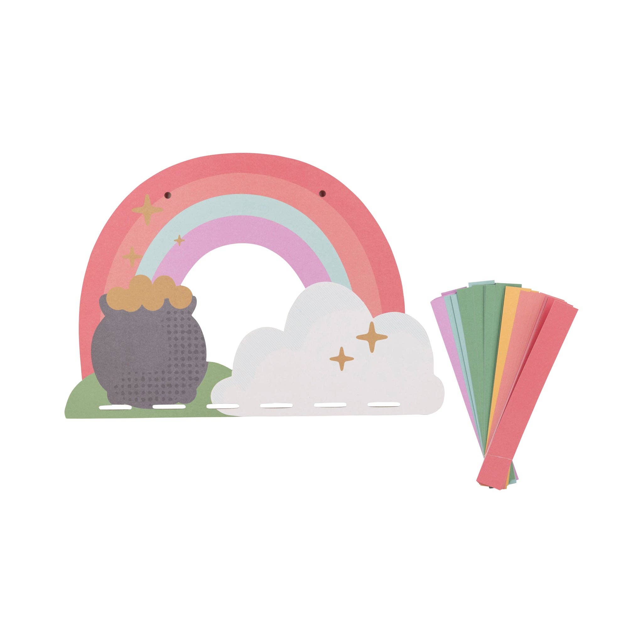 Rainbow Paper Chain Craft Kit - bubblegum market