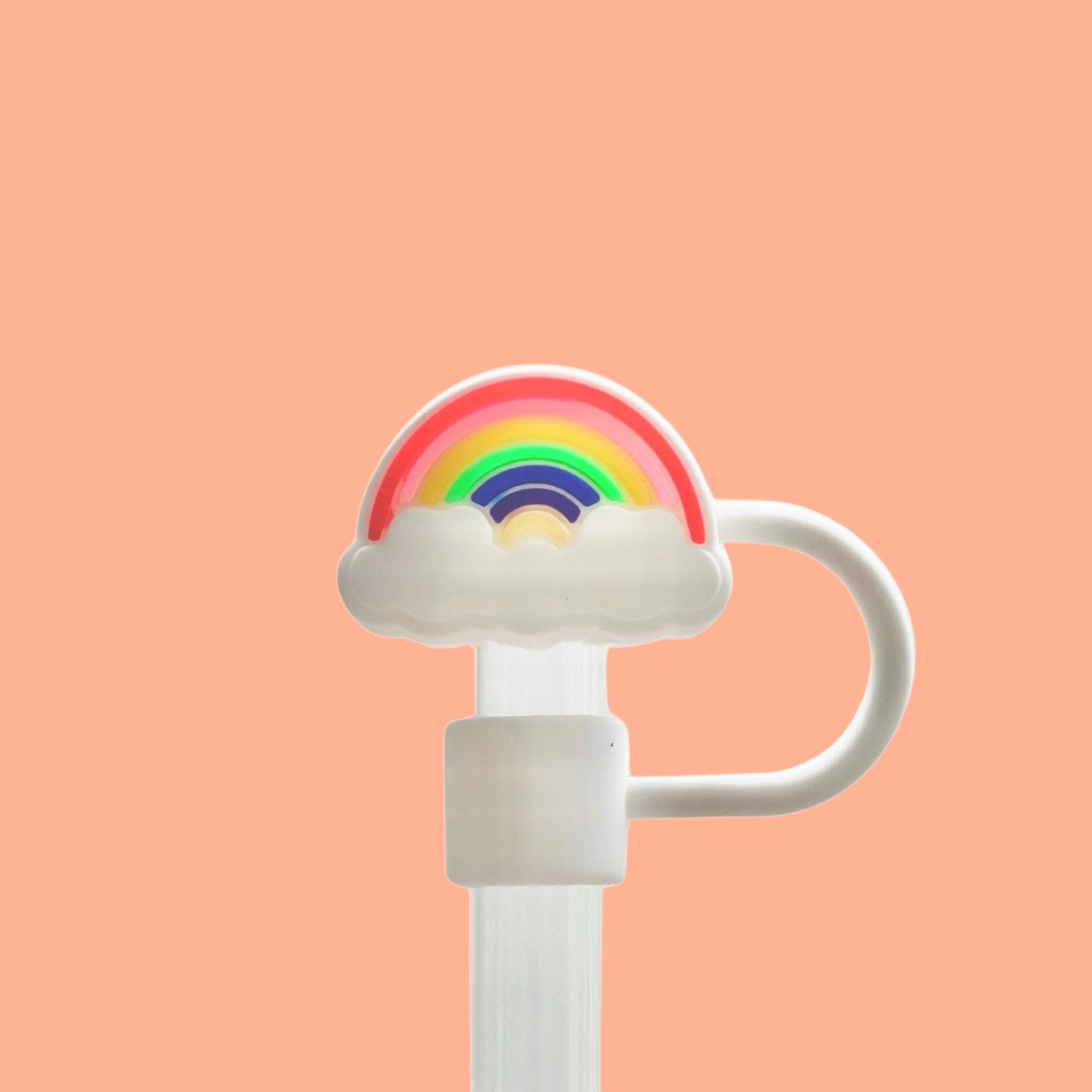 Rainbow Straw Cover 10MM - bubblegum market
