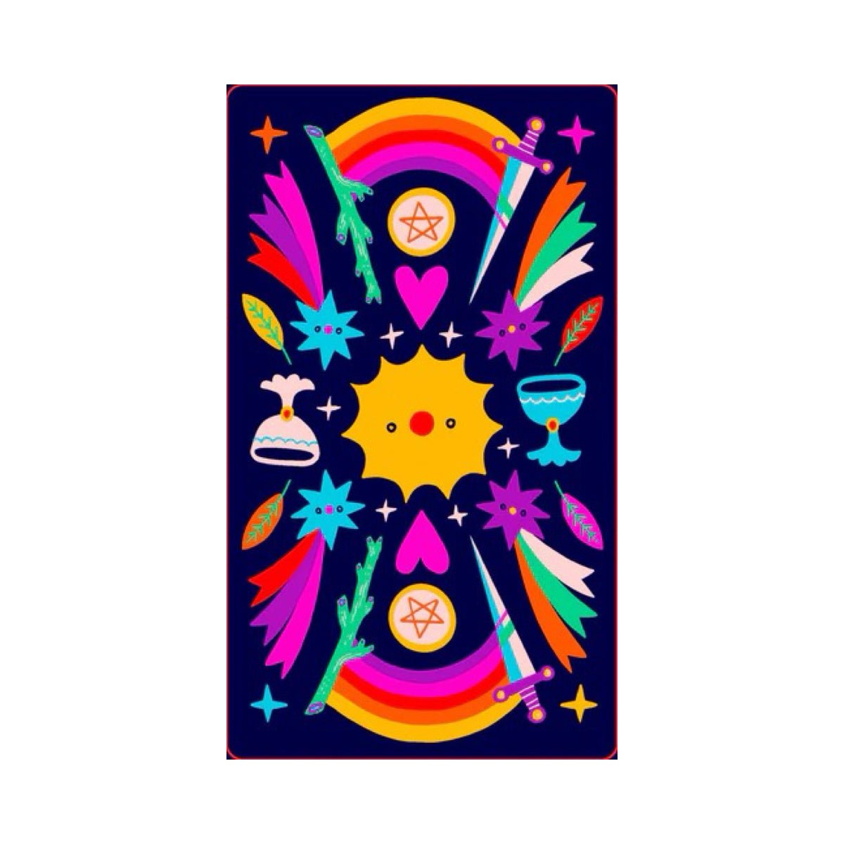 Rainbow Tarot Deck - bubblegum market