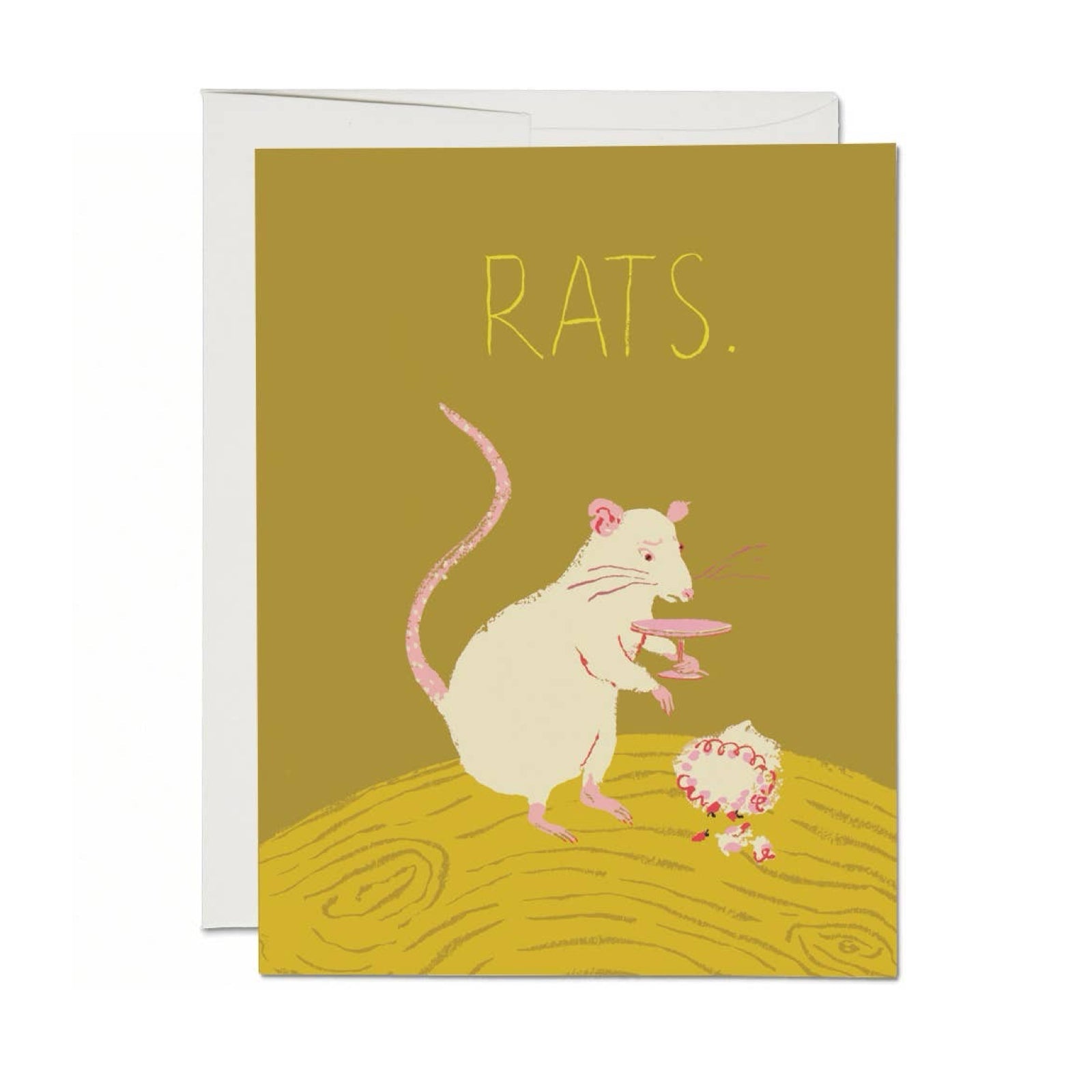 Rats Greeting Card - bubblegum market
