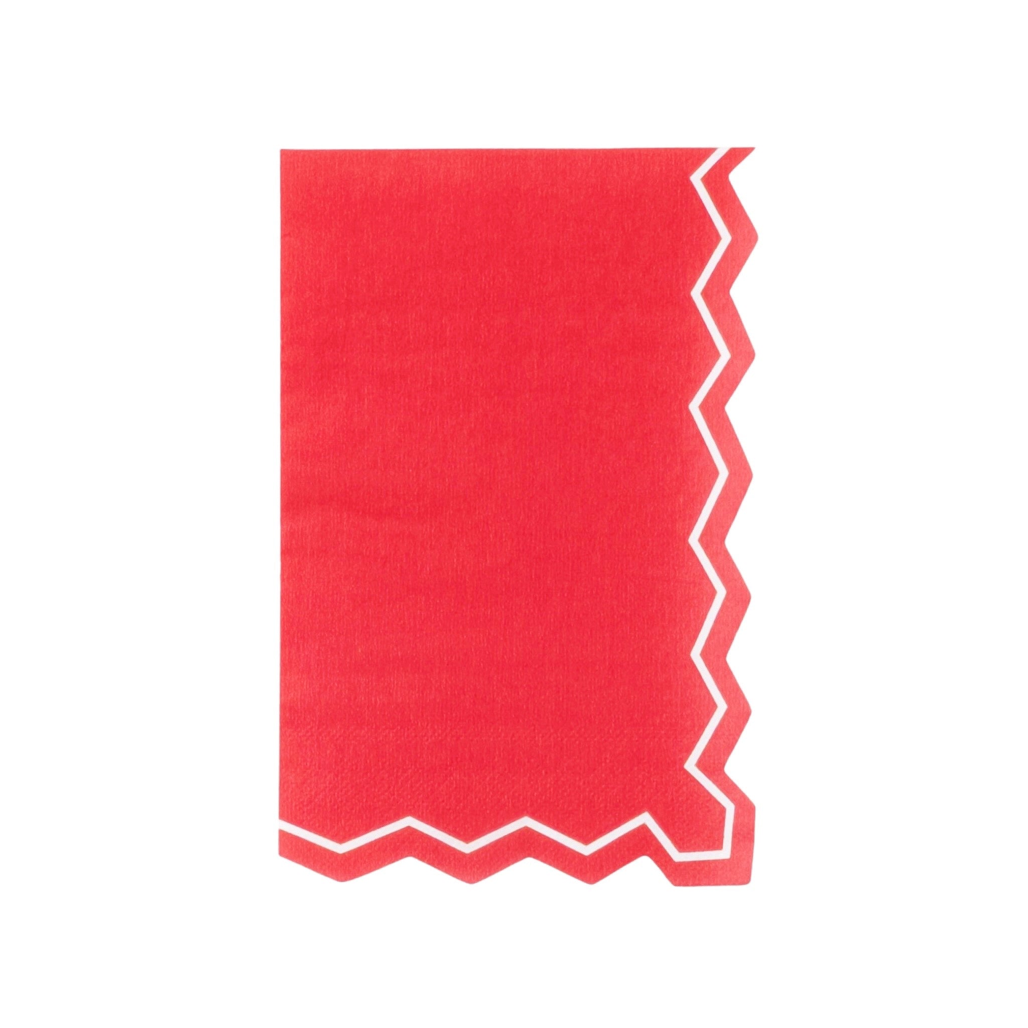 Red Celebration Chic Red Guest Towel Napkins - bubblegum market