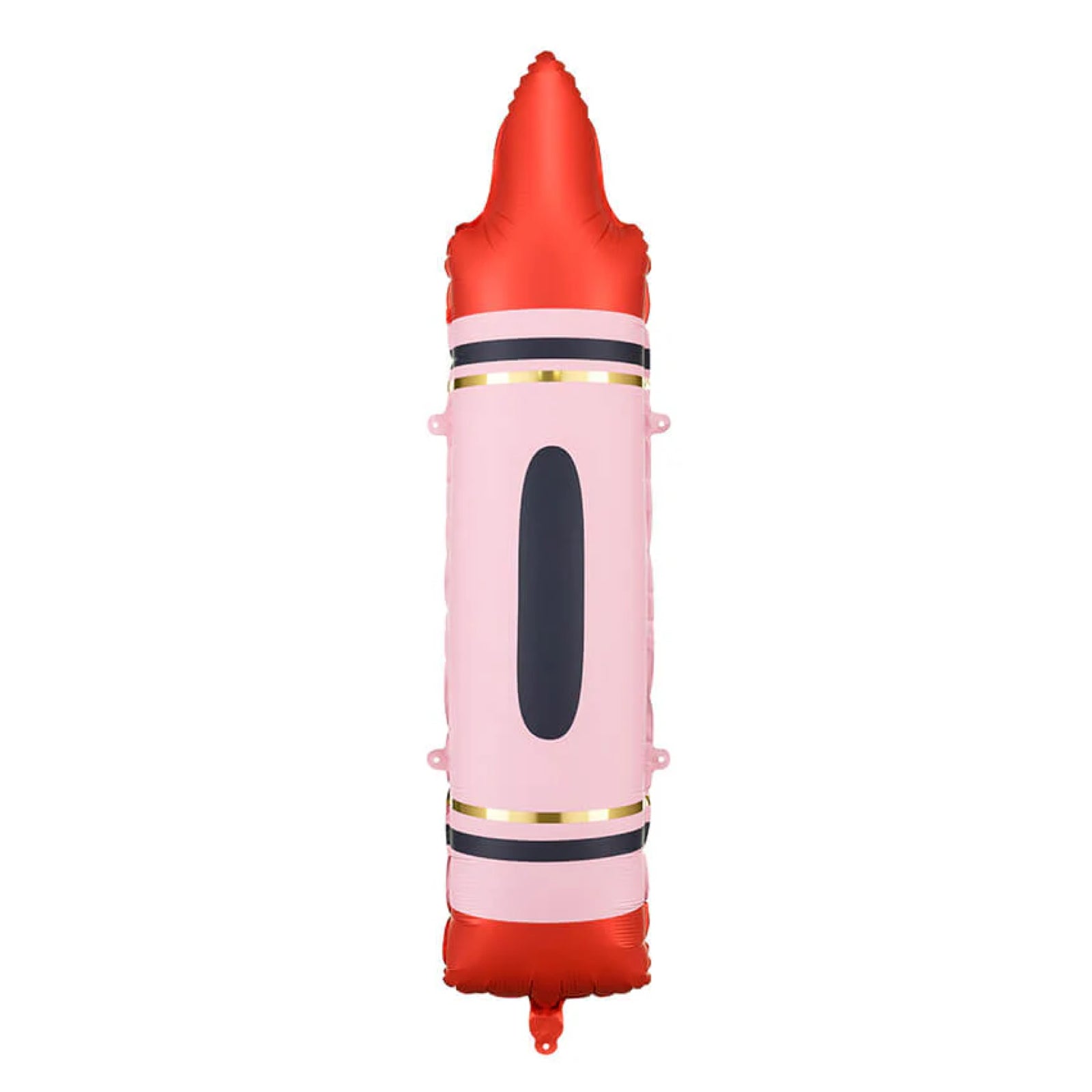 Red Crayon Foil Balloon 40" - bubblegum market