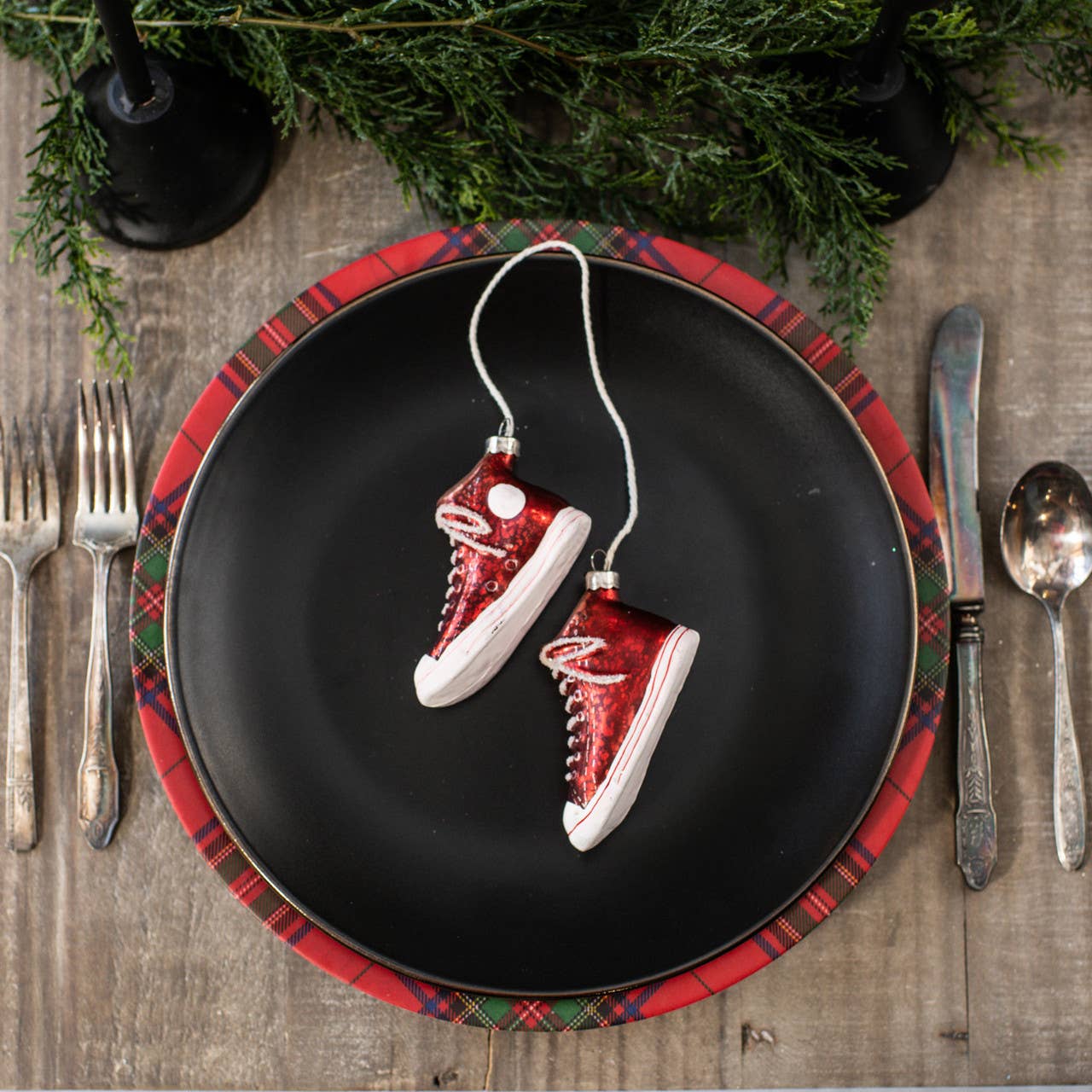 Red High Top Ornament 3" - bubblegum market
