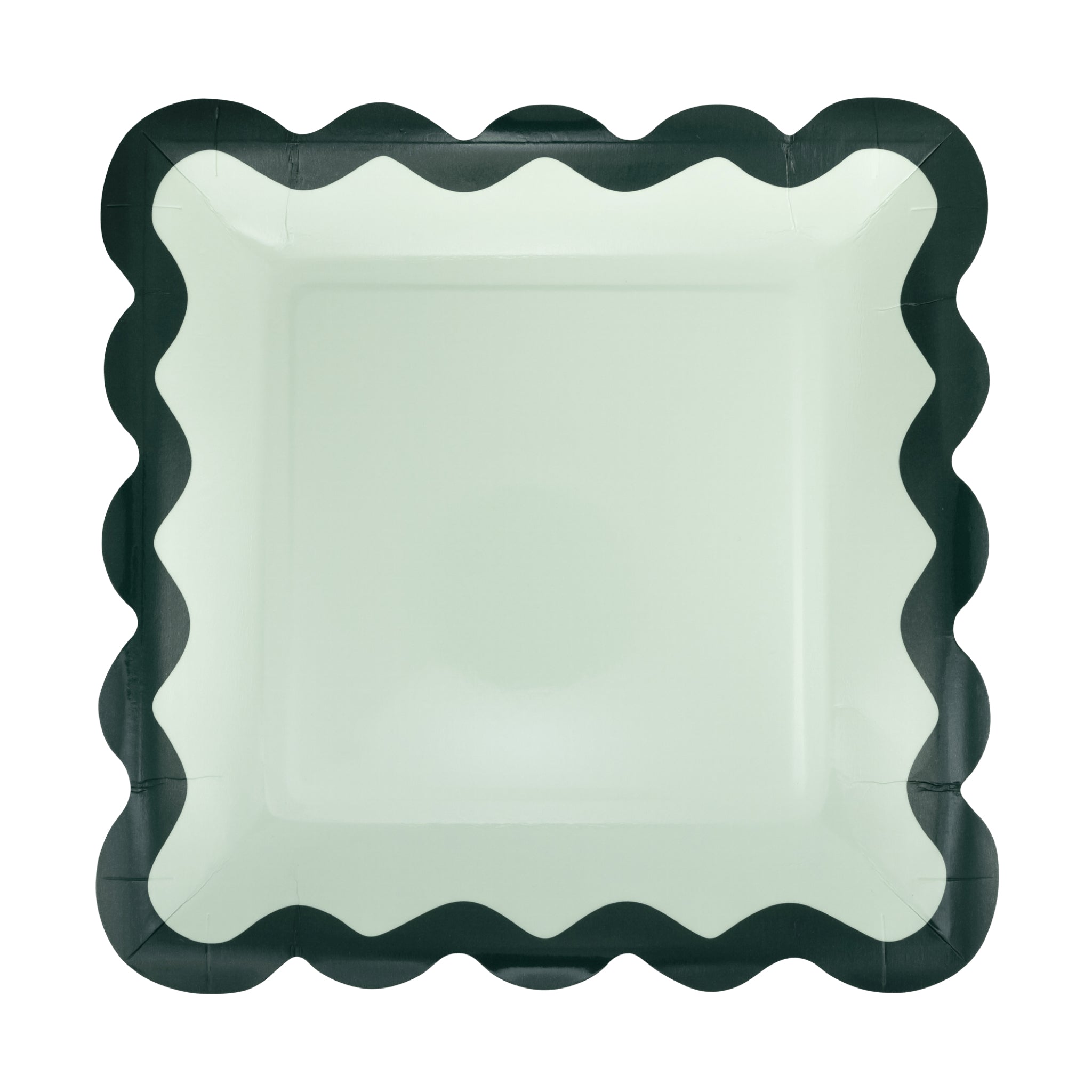 Red & Pink / Green & Mint Ric Rac Plates 9" - bubblegum market