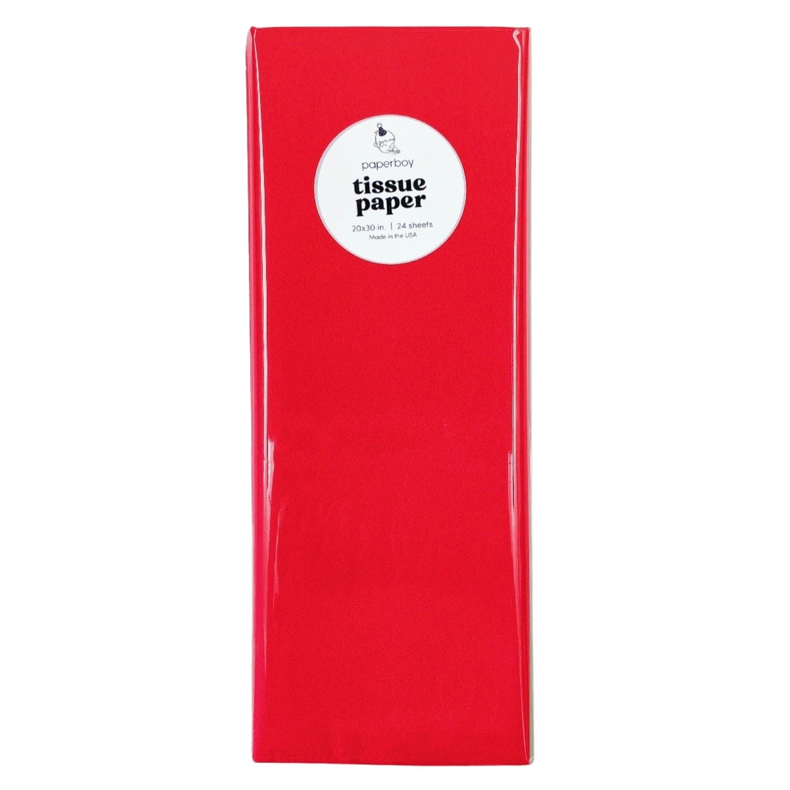 Red Tissue Paper (24pk) - bubblegum market
