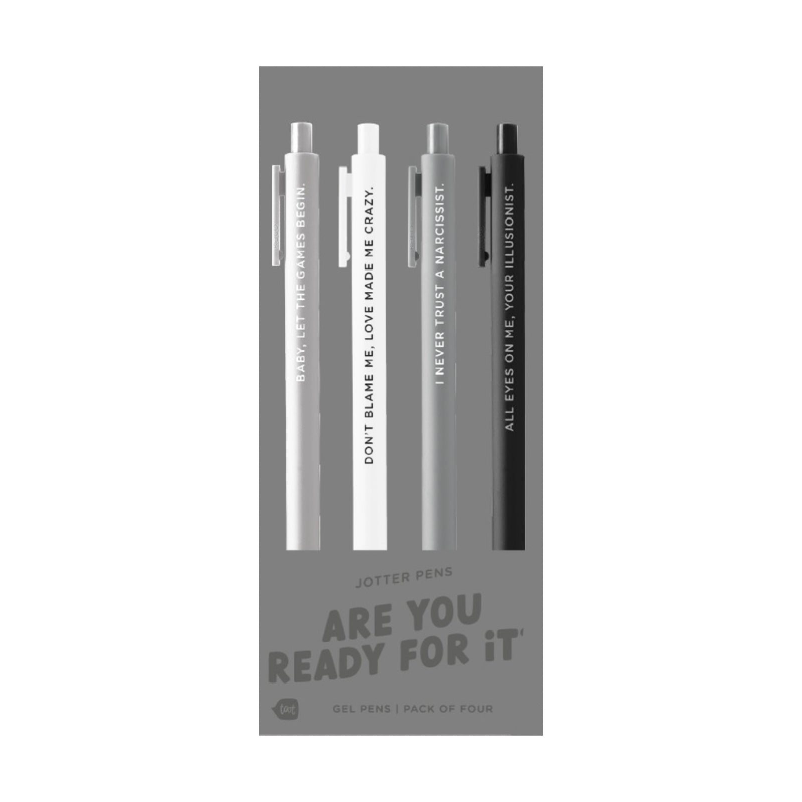 REPUTATION / ARE YOU READY FOR IT Swiftie Jotter Pen Set - bubblegum market