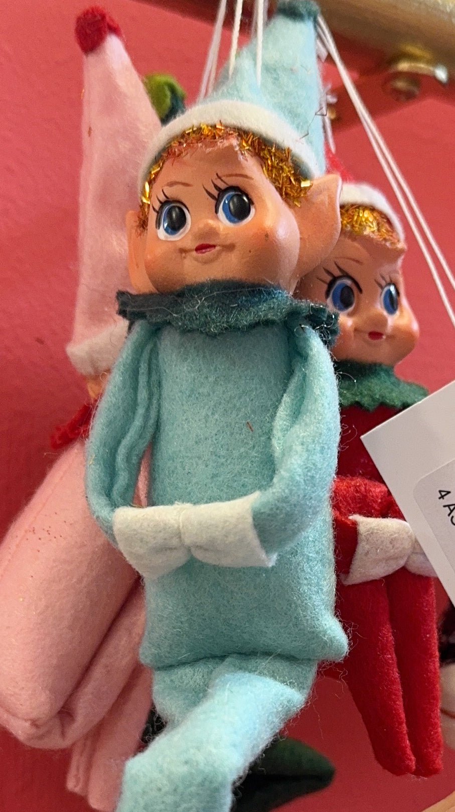 Retro Elf Ornament 5" - bubblegum market