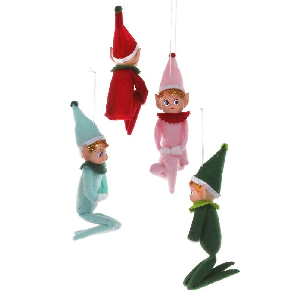 Retro Elf Ornament 5" - bubblegum market
