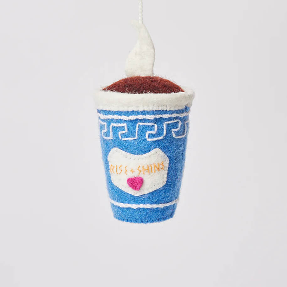 Rise & Shine / NYC Coffee Ornament 5" - bubblegum market