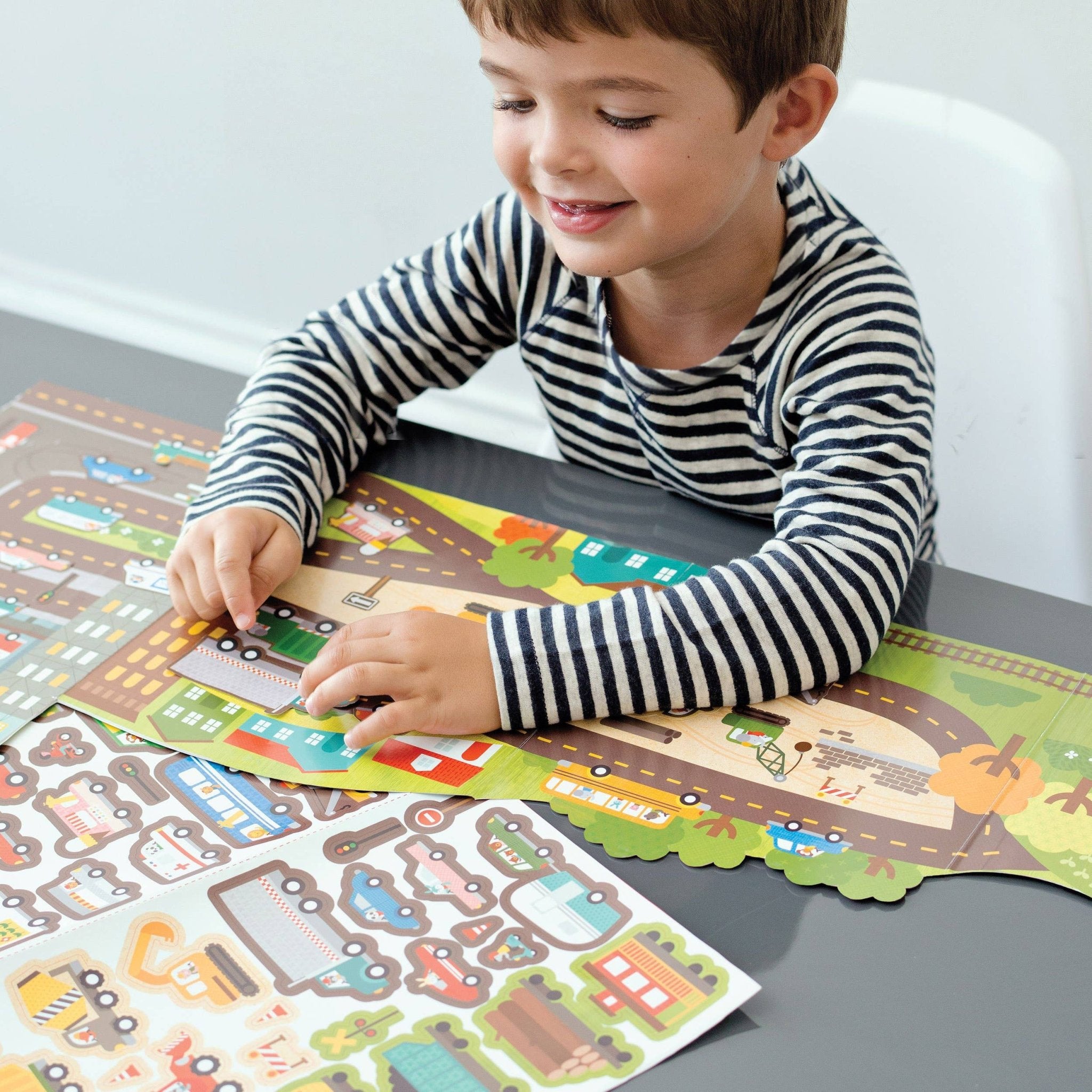 Roads & Rails Sticker Activity Set - bubblegum market