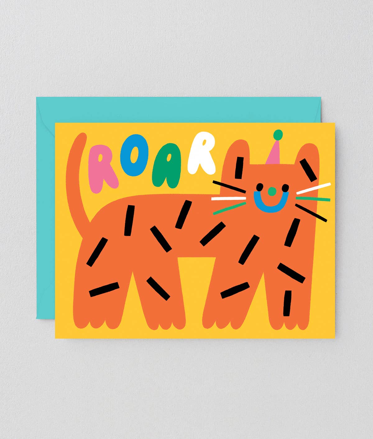 'Roar' Kids Birthday Greeting Card - bubblegum market