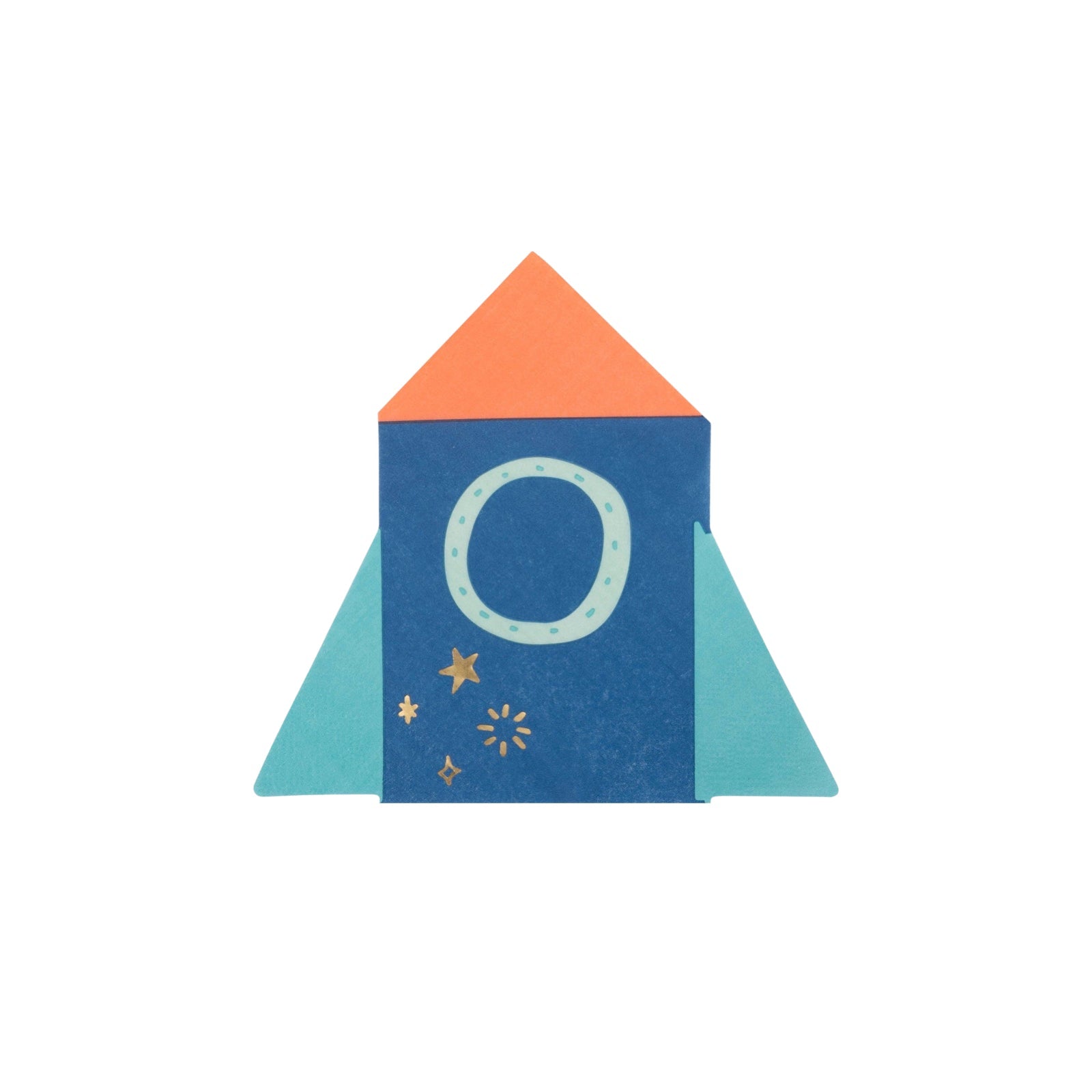 Rocket Shaped Paper Napkins - bubblegum market