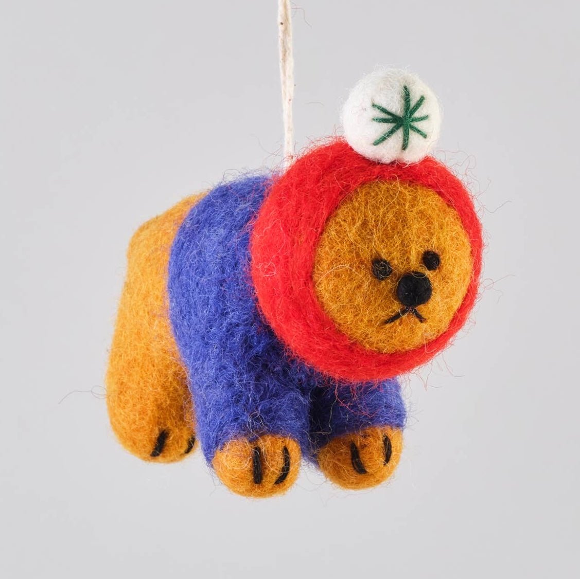'Ronnie' Hanging Felt Ornament - bubblegum market