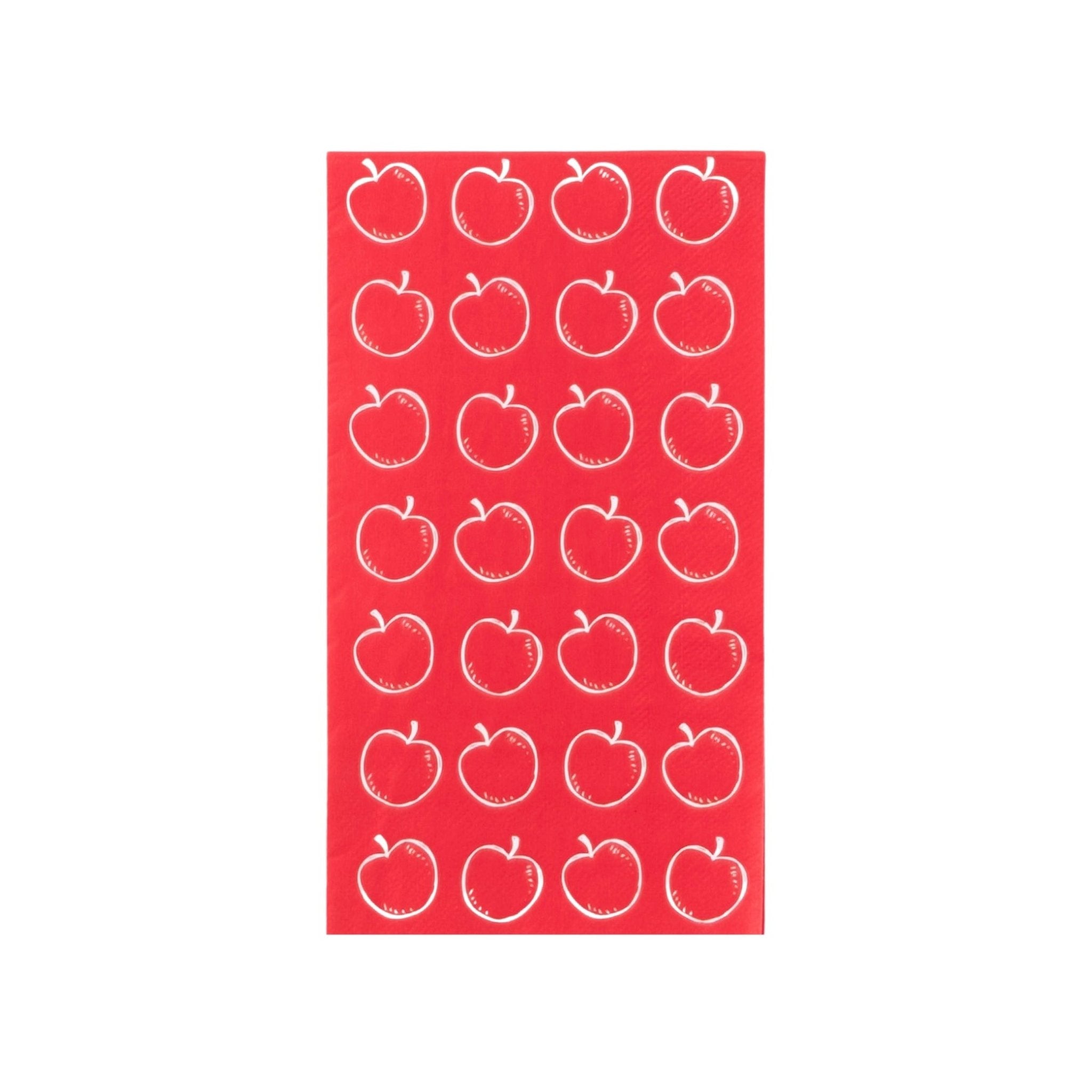 School Days Red Apple Guest Napkins - bubblegum market