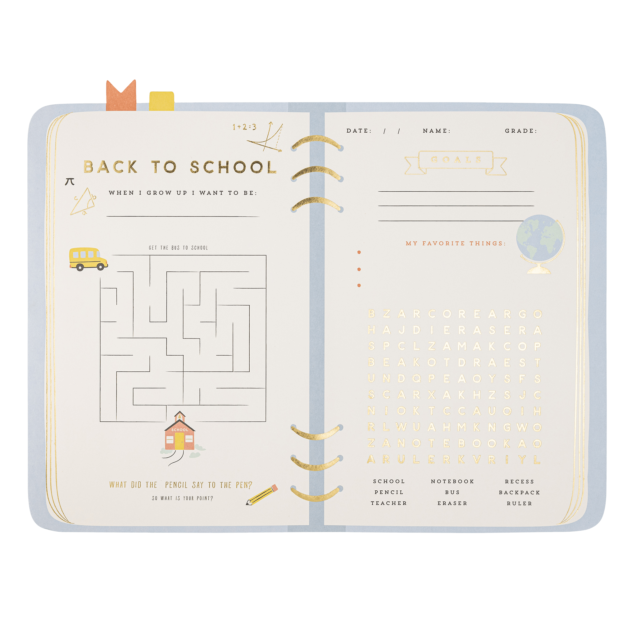 School Planner Placemats - bubblegum market