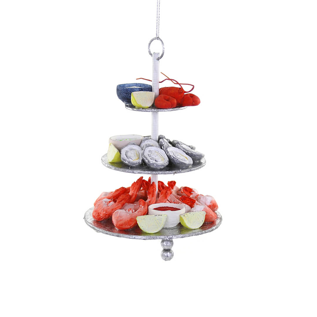 Seafood Tower Ornament 5" - bubblegum market