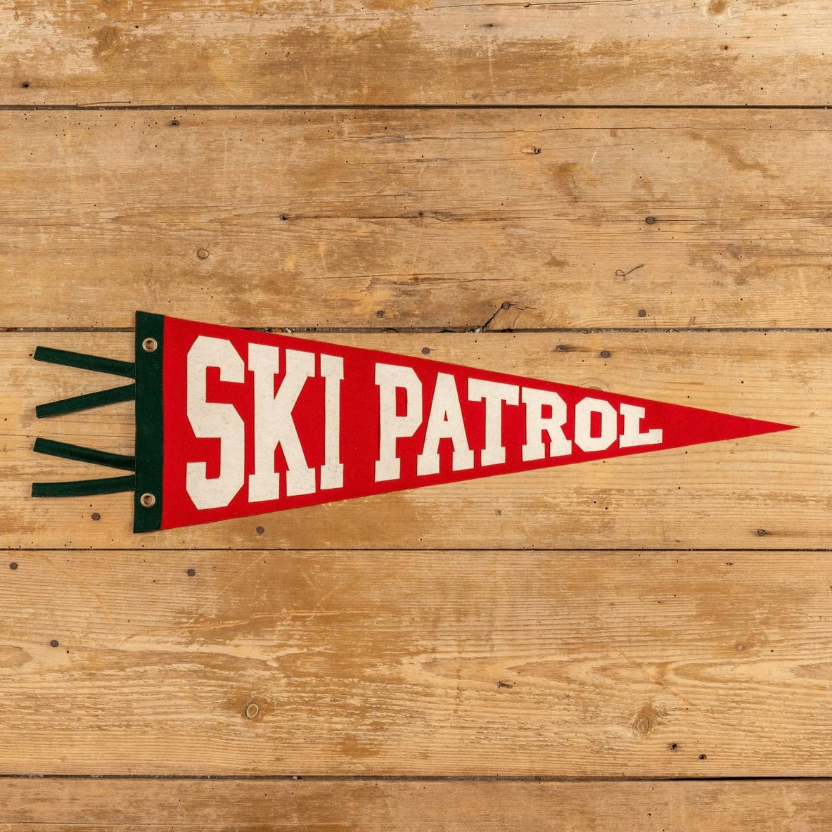 SKI PATROL Wall Pennant 27" - bubblegum market