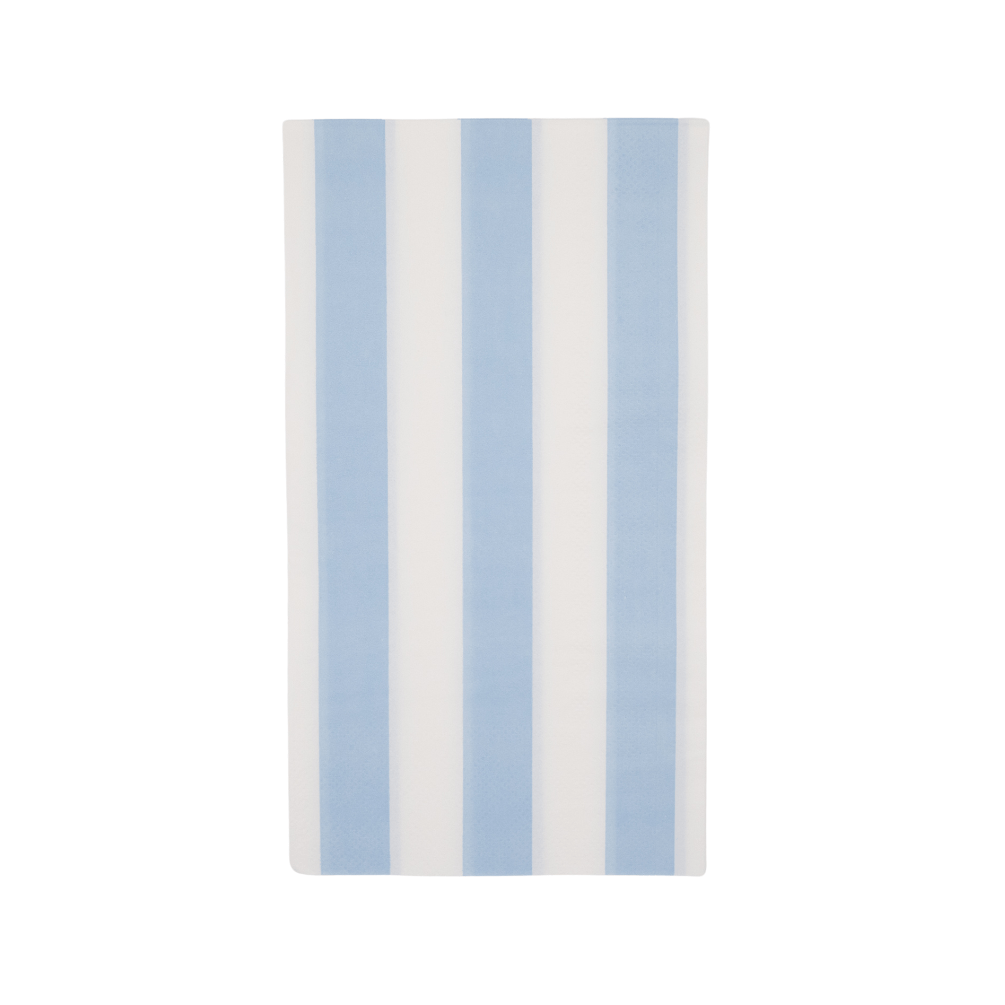Sky Blue Cabana Stripe Guest Towel Napkins - bubblegum market