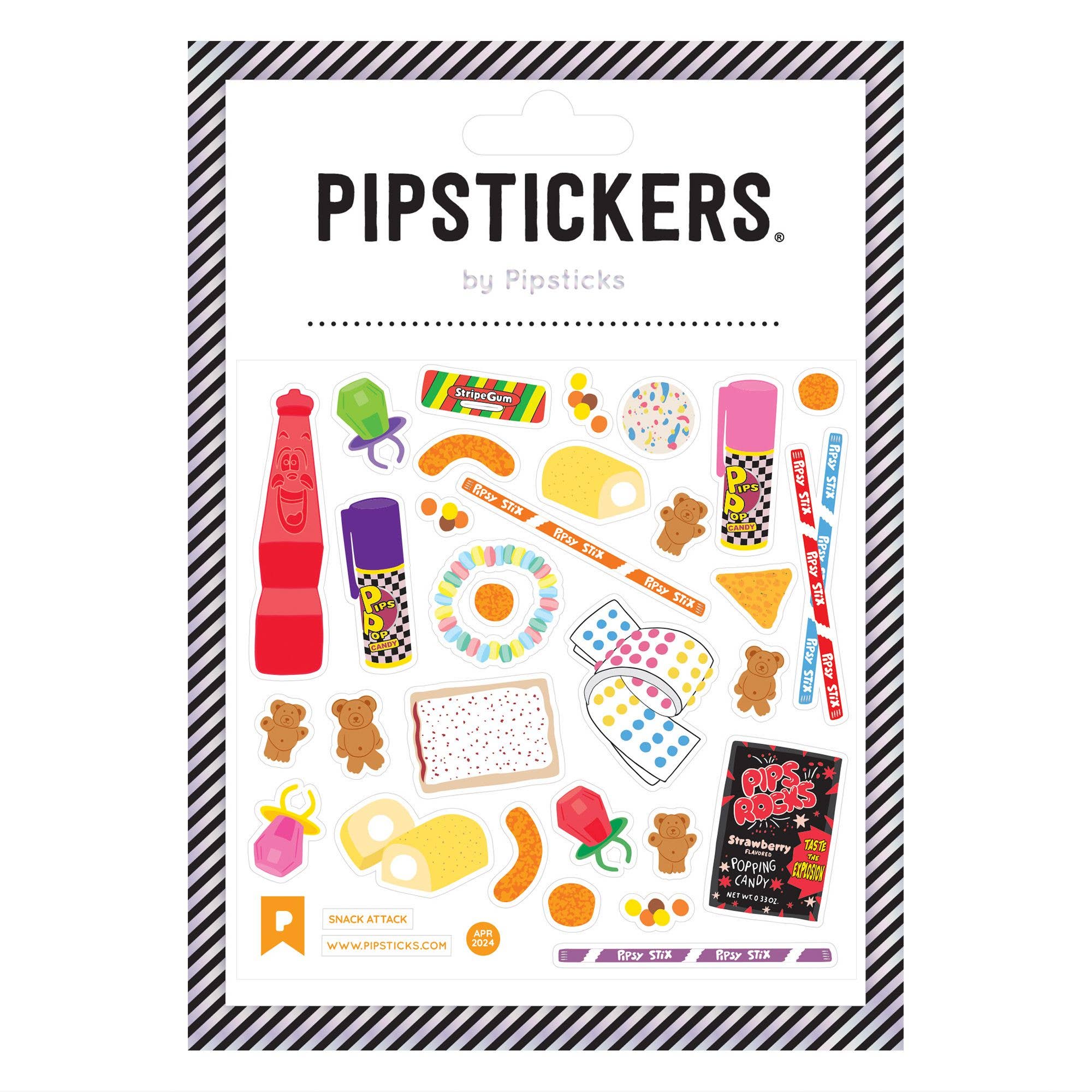 Snack Attack Stickers - bubblegum market