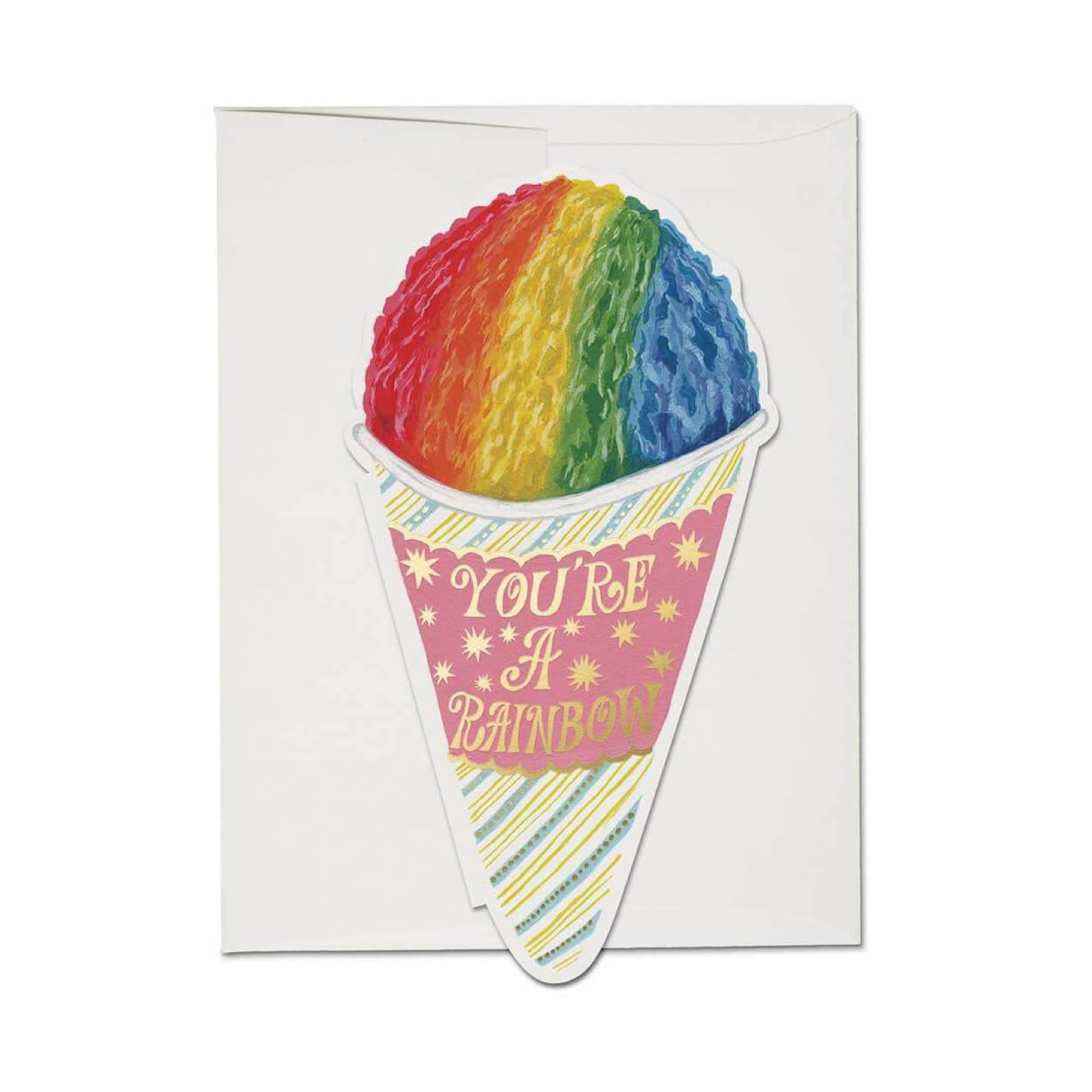 Snow Cone Greeting Card - bubblegum market