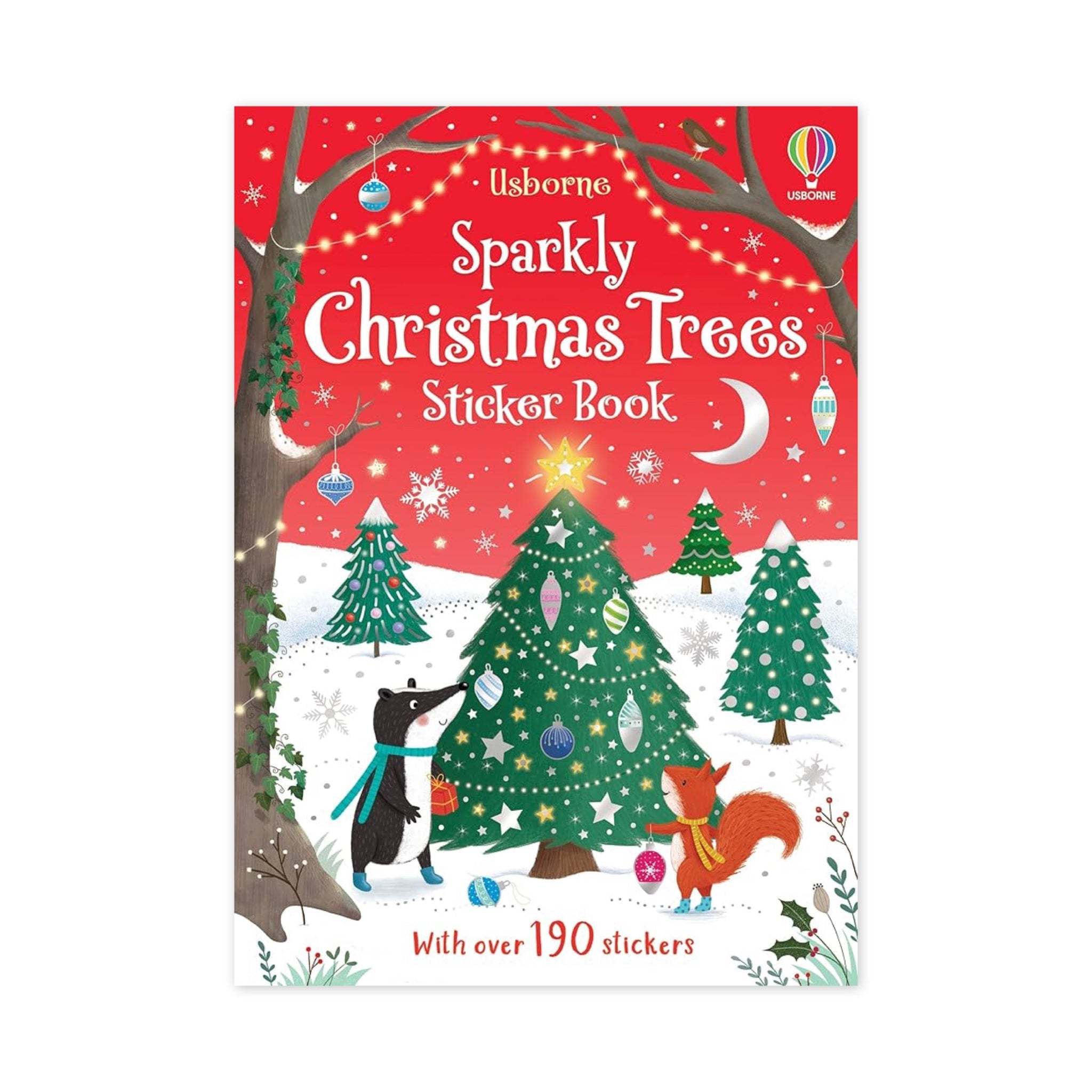 Sparkly Christmas Trees Sticker Book - bubblegum market