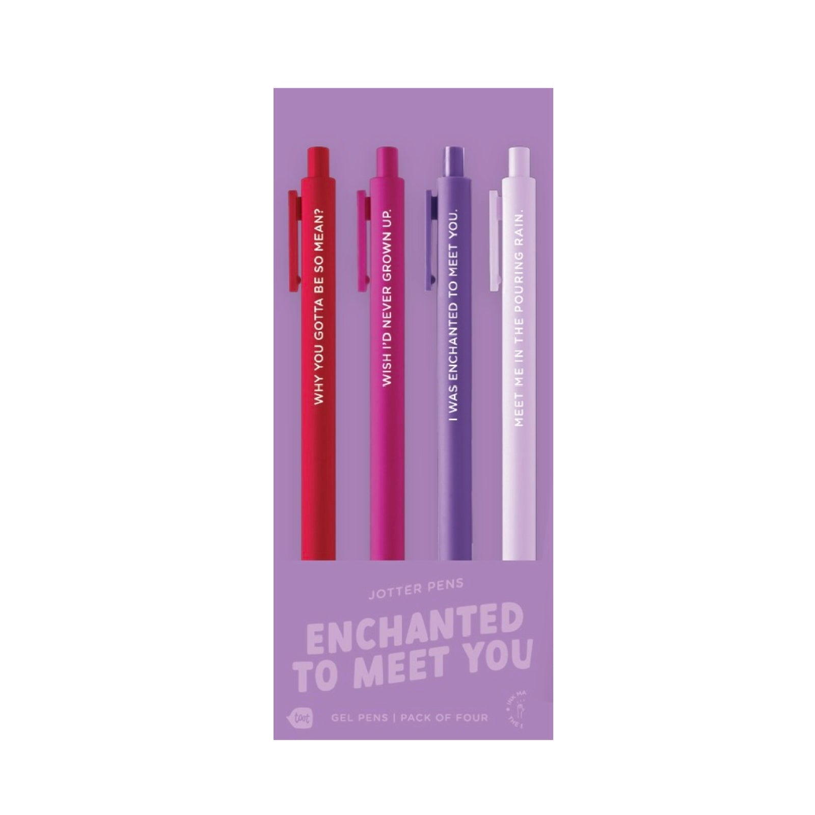 SPEAK NOW / ENCHANTED TO MEET YOU Swiftie Jotter Pen Set - bubblegum market
