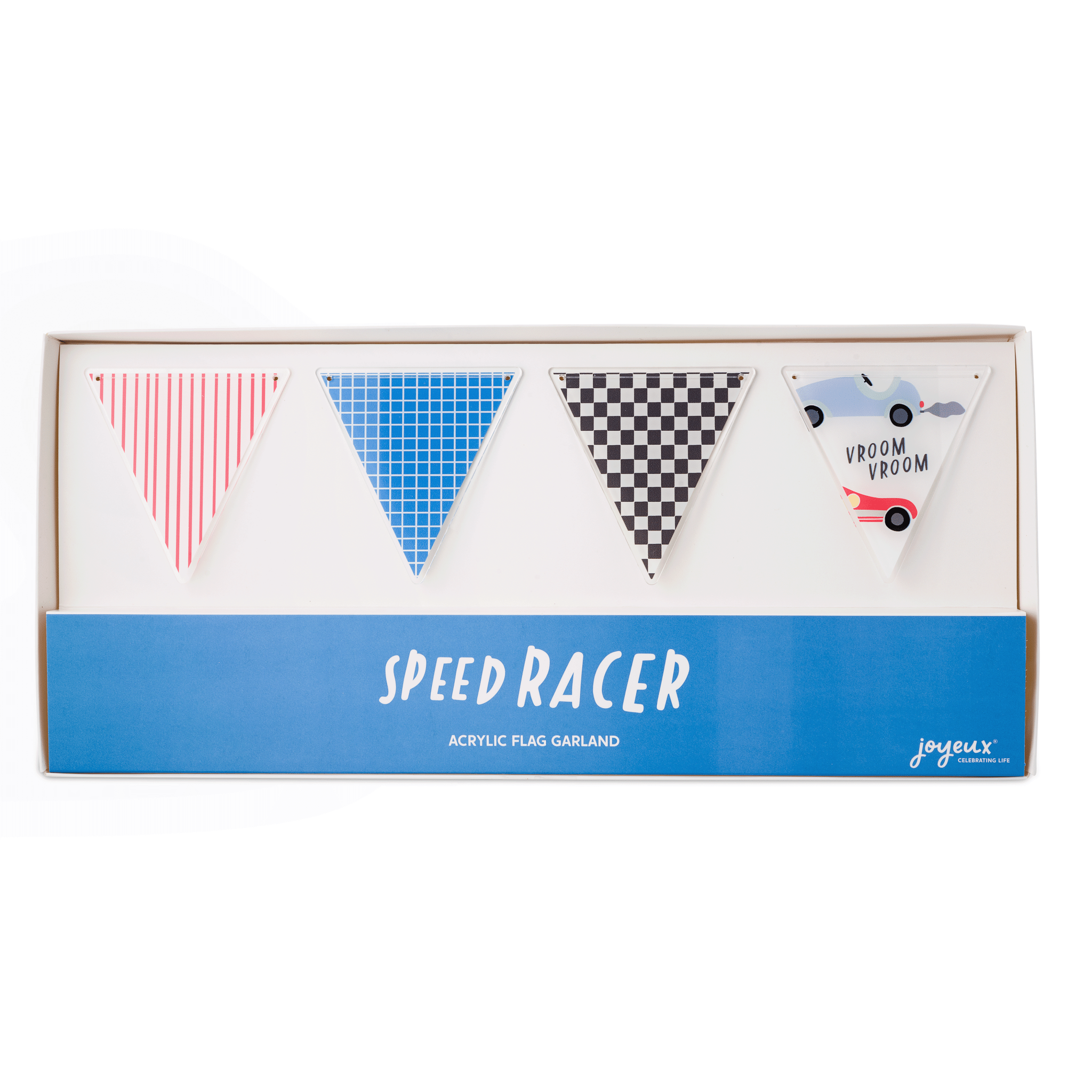SPEED RACER Acrylic Party Garland - bubblegum market