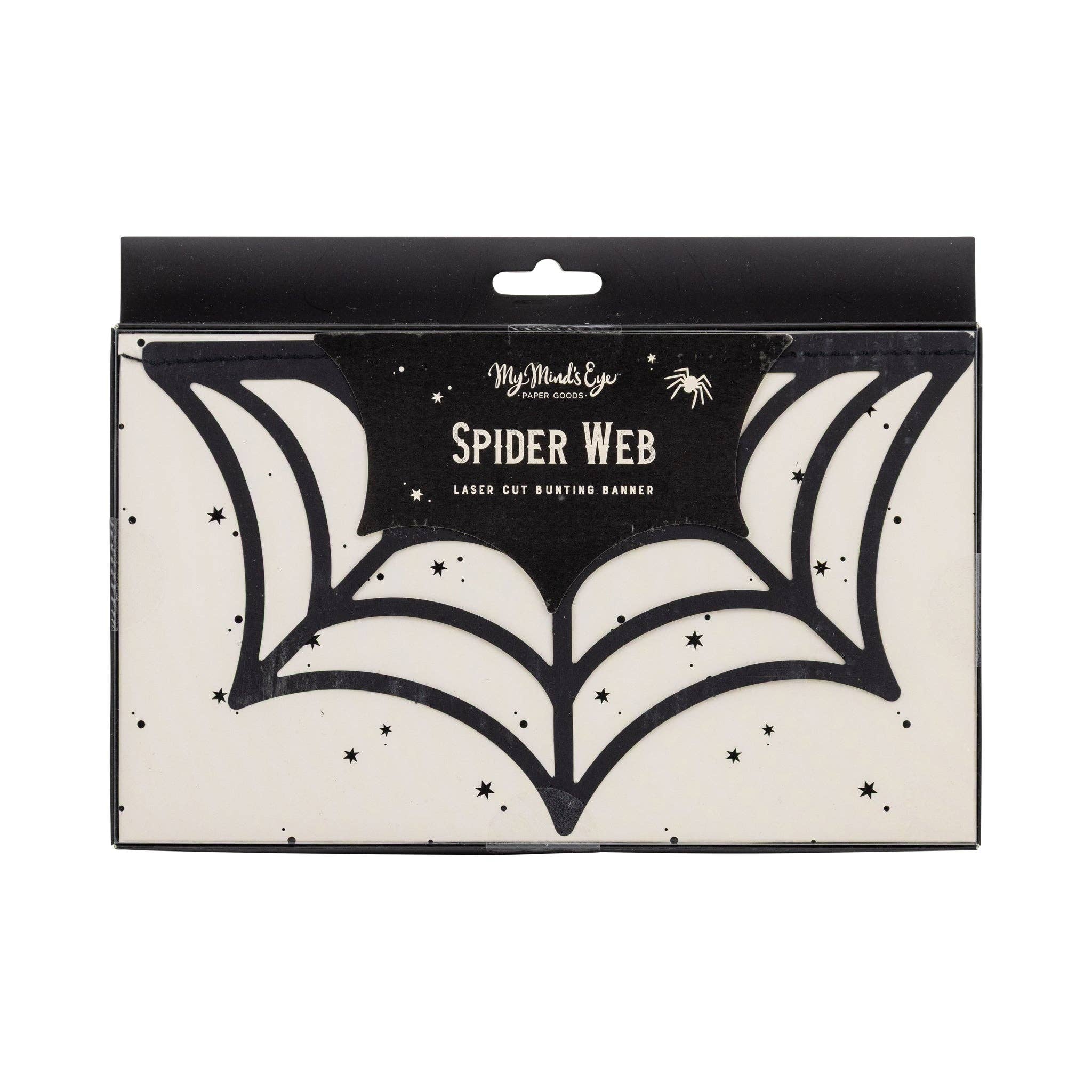 Spider Web Bunting Banner - bubblegum market