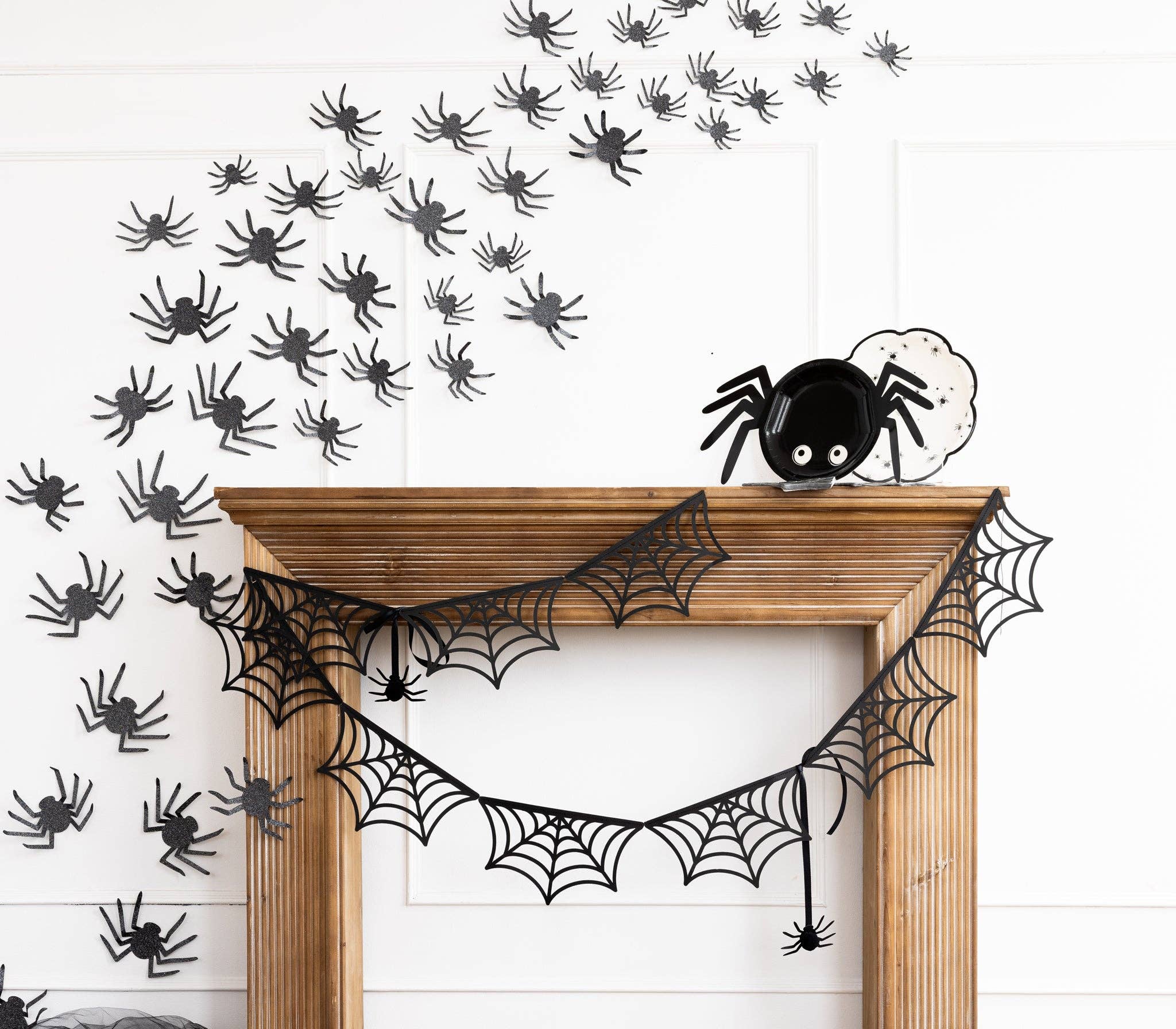 Spider Web Bunting Banner - bubblegum market