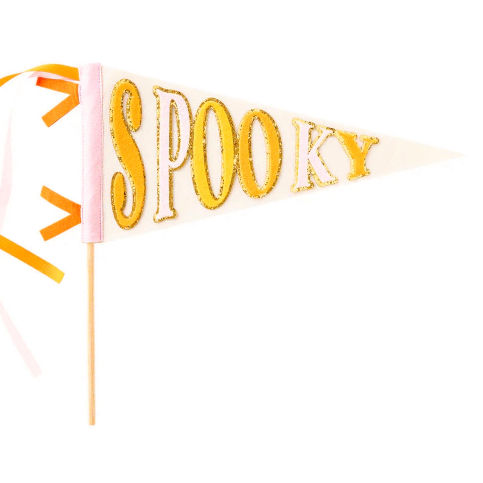 Spooky Halloween Felt Pennant Banner - bubblegum market