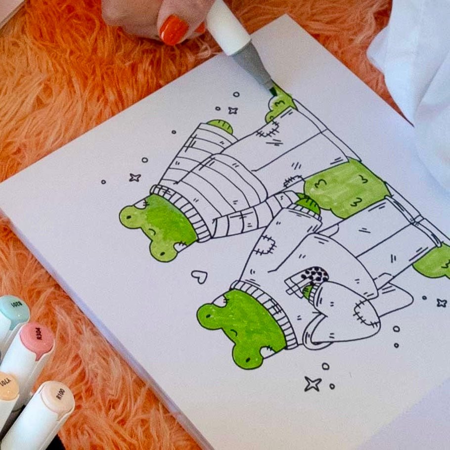 Spooky Little Things Coloring Book - bubblegum market