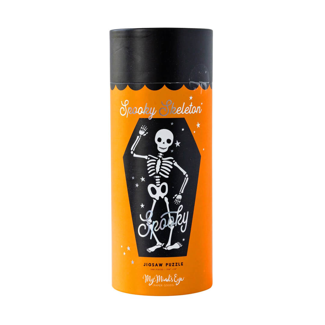 Spooky Skeleton Halloween Jigsaw Puzzle - bubblegum market
