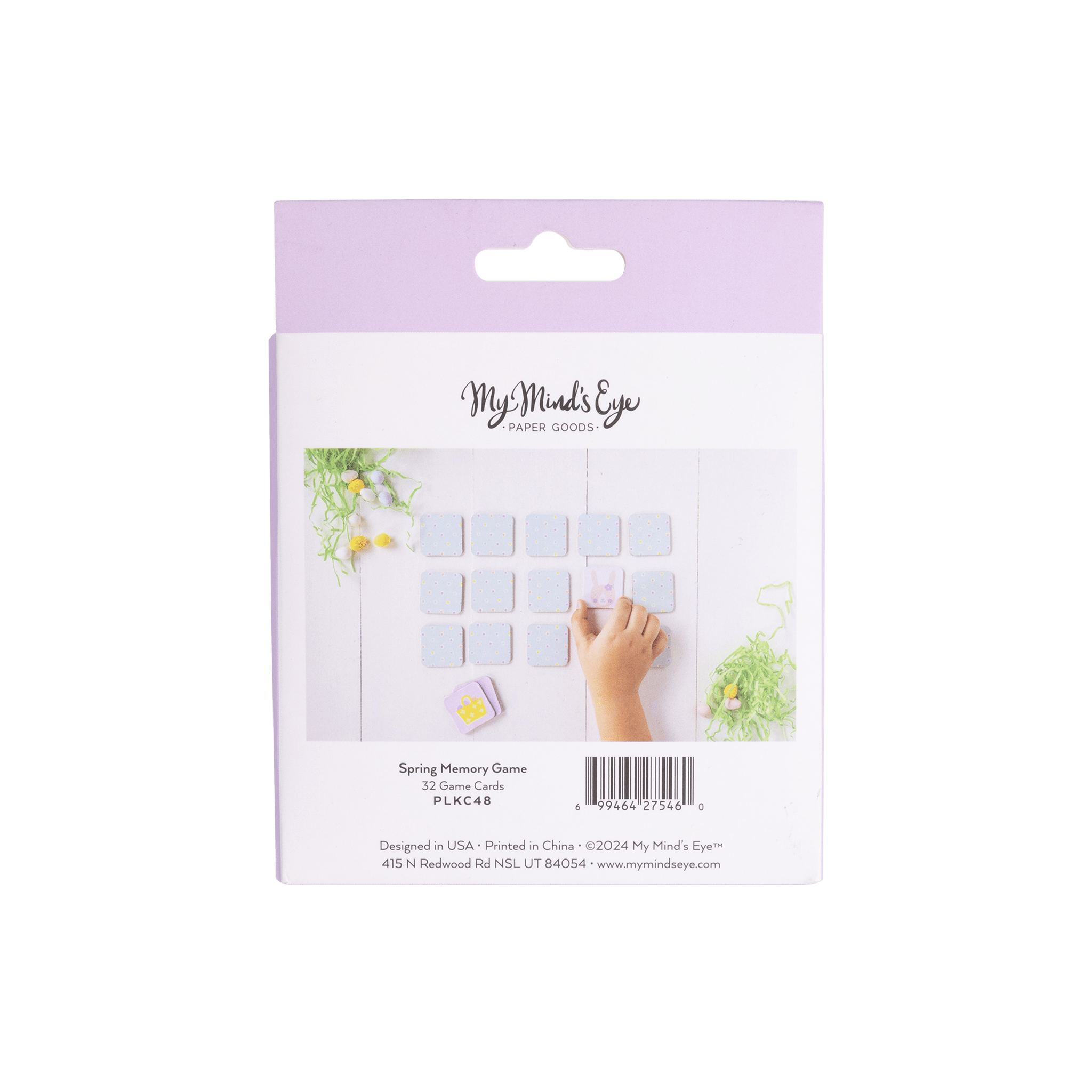 Spring Memory Card Game - bubblegum market