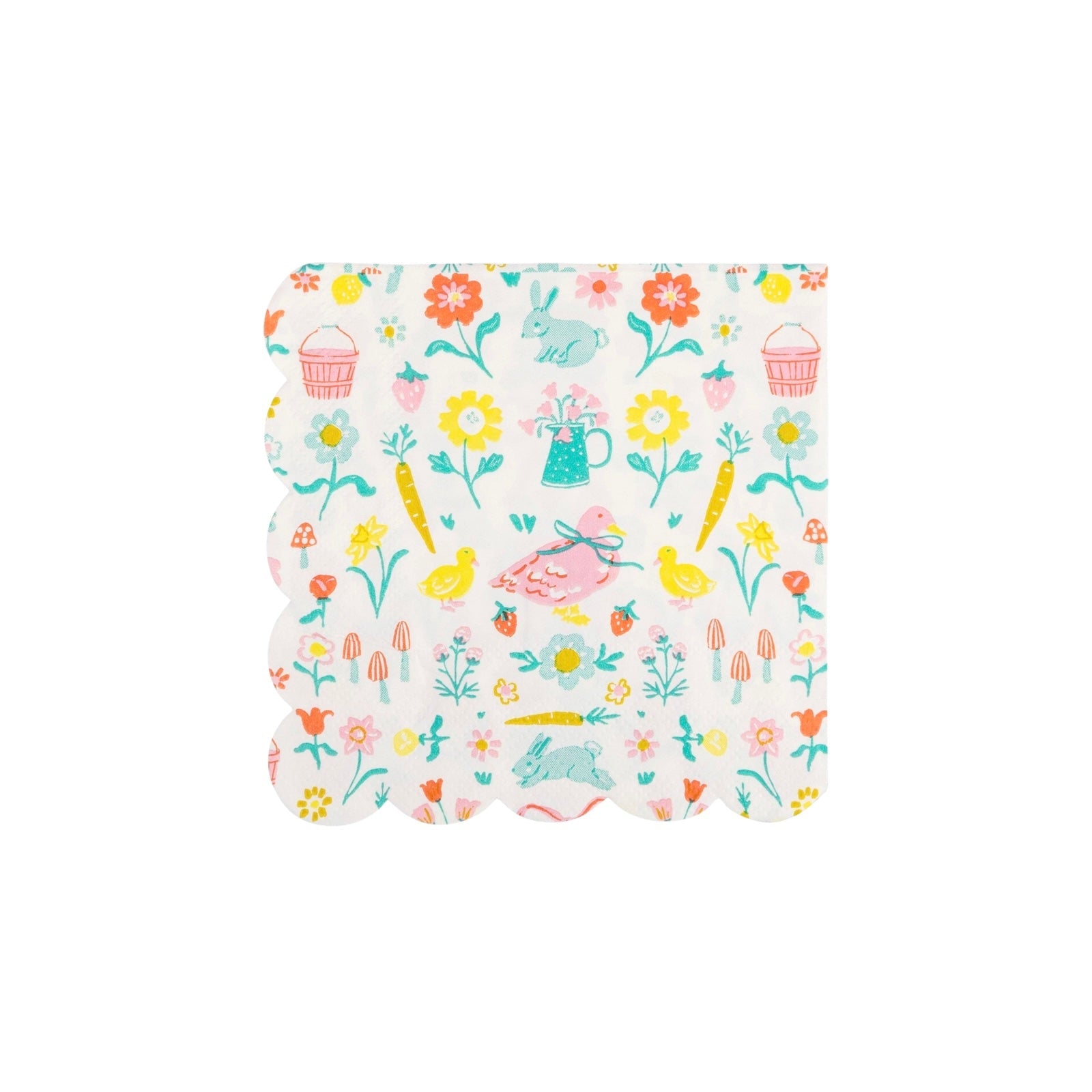 Springtime Cottage Cocktail Napkins - bubblegum market