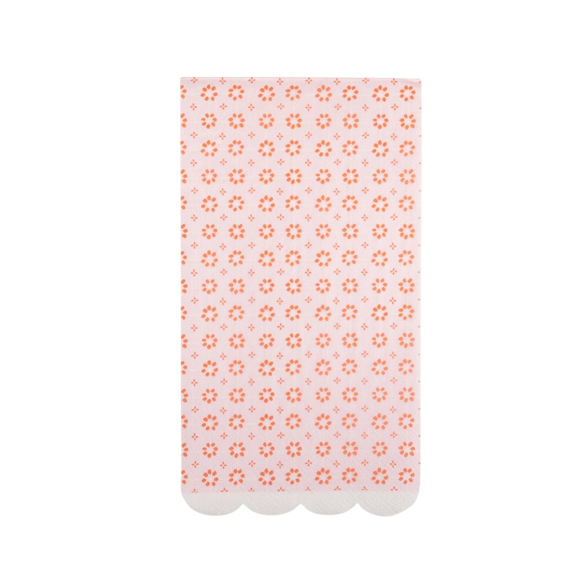 Springtime Cottage Pink Wicker Dinner Napkins - bubblegum market