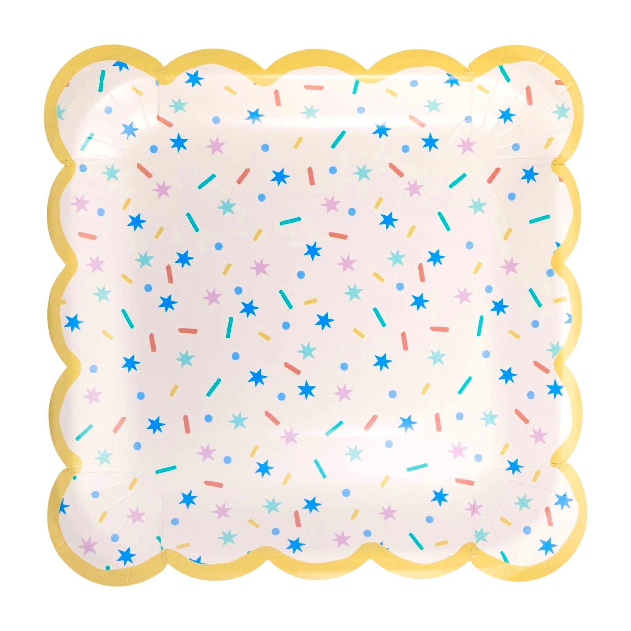 Sprinkles Paper Party Plates 9" - bubblegum market
