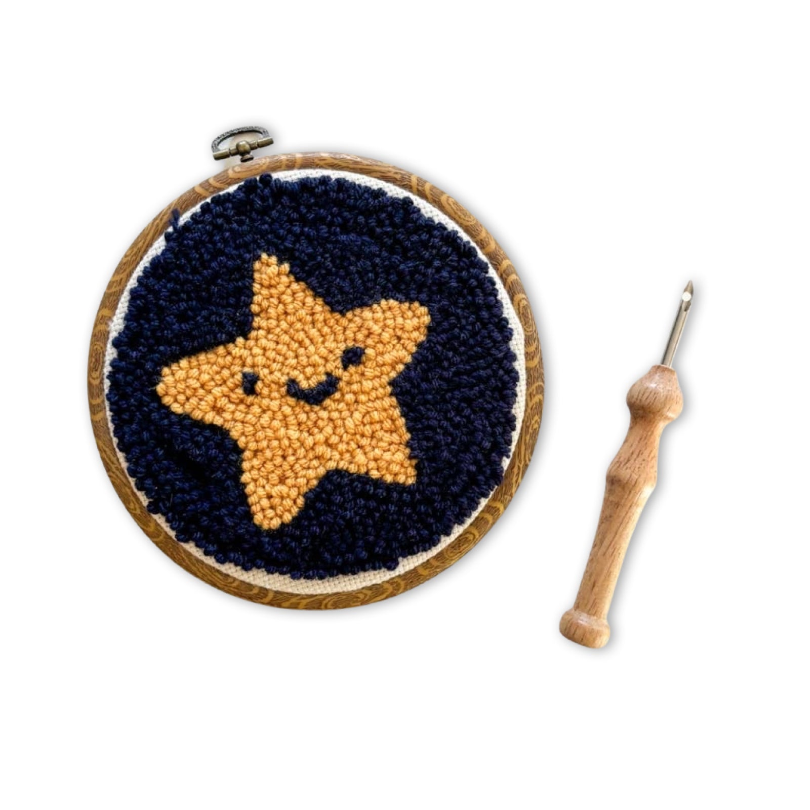 Star Punch Needle Kit - bubblegum market