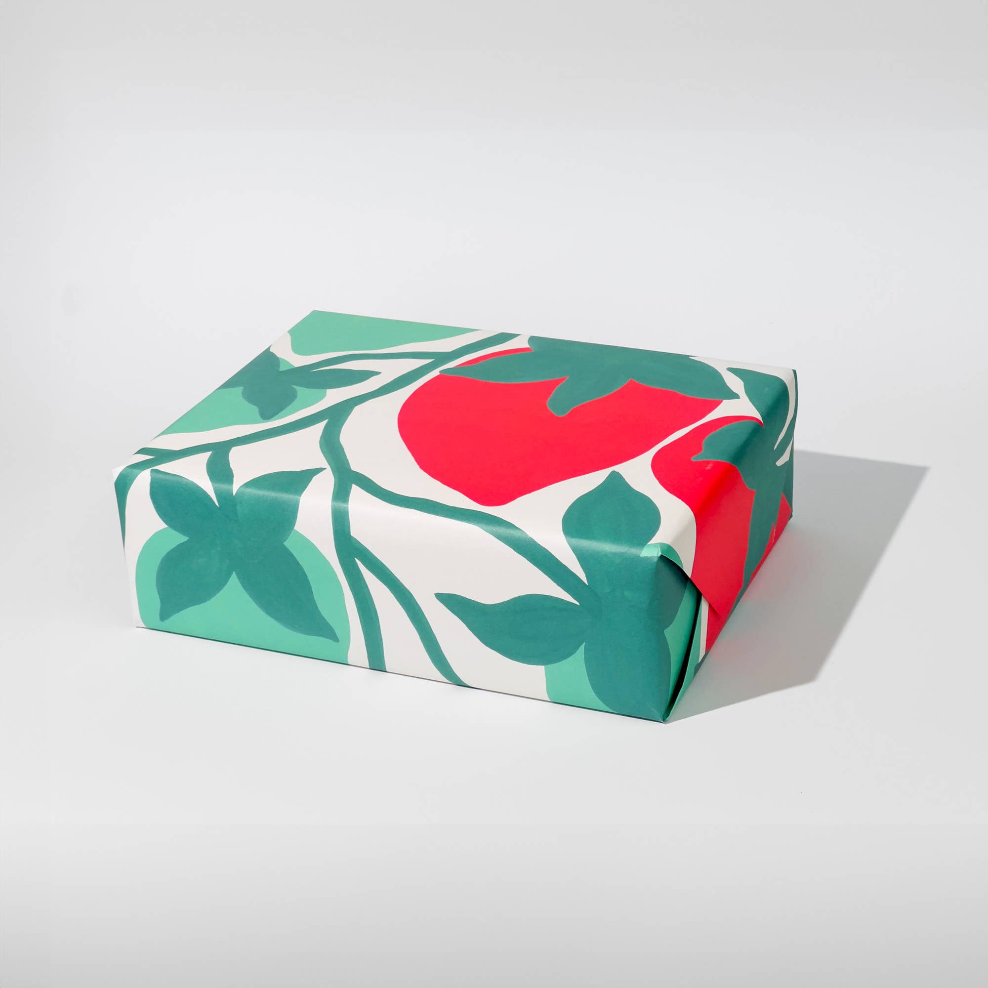 Strawberries Gift Wrap Sheet - bubblegum market